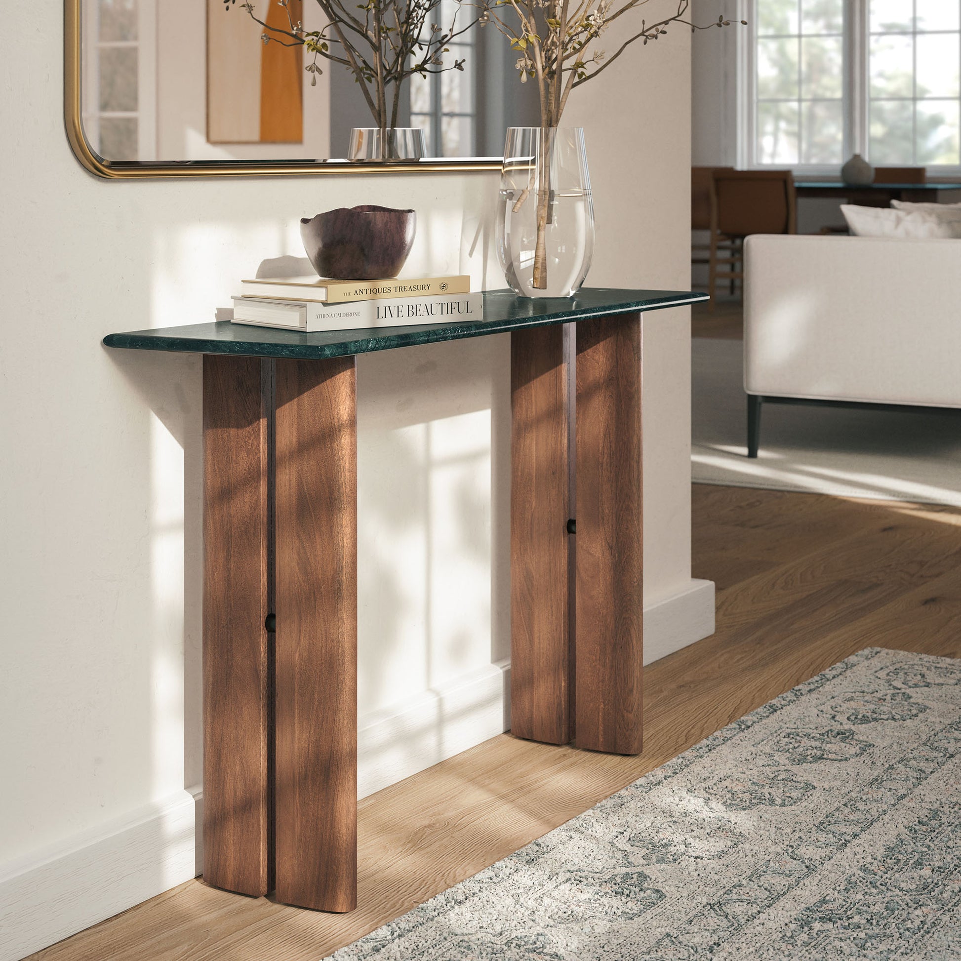 Amistad 46 Inch Marble Console Table by Modway