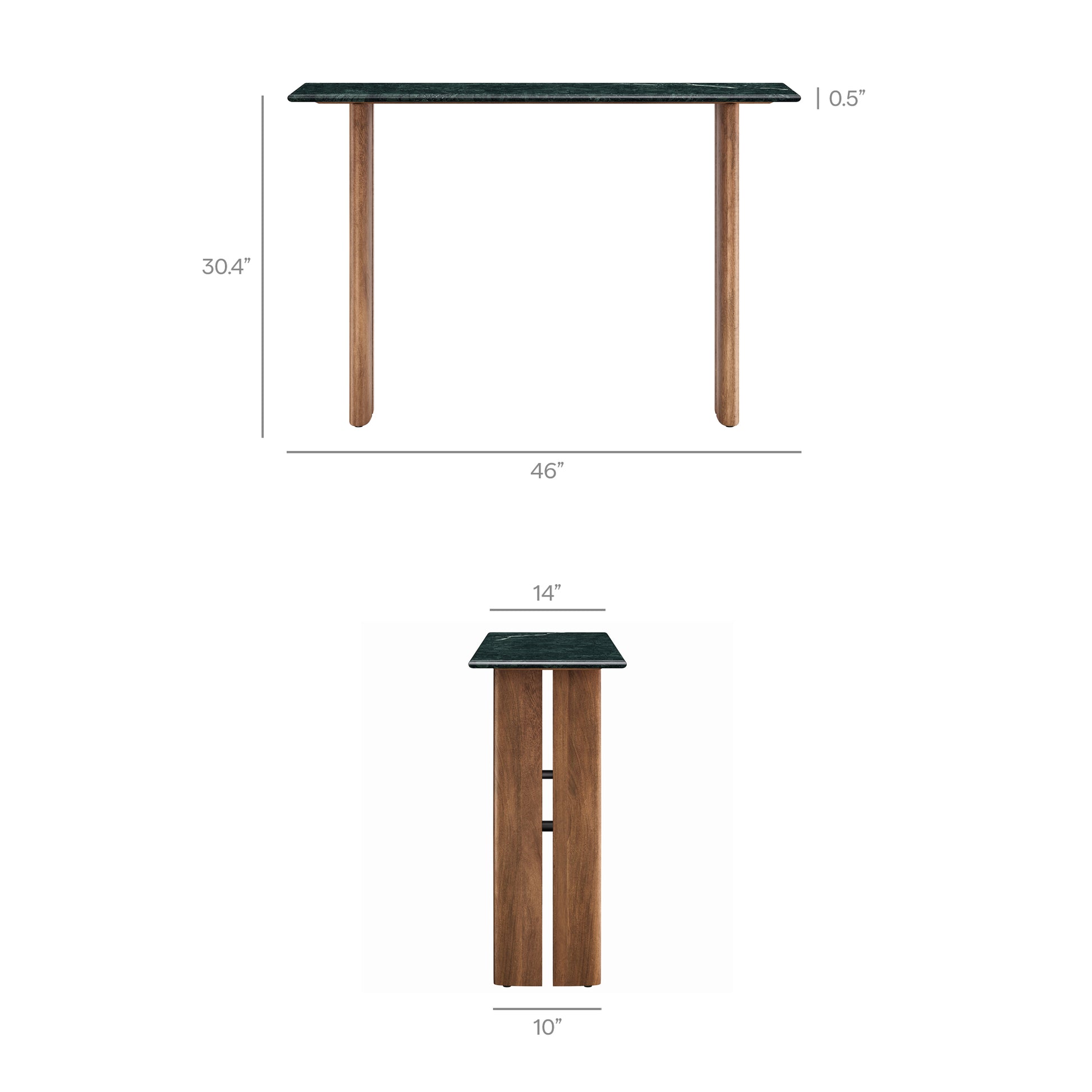 Amistad 46 Inch Marble Console Table by Modway
