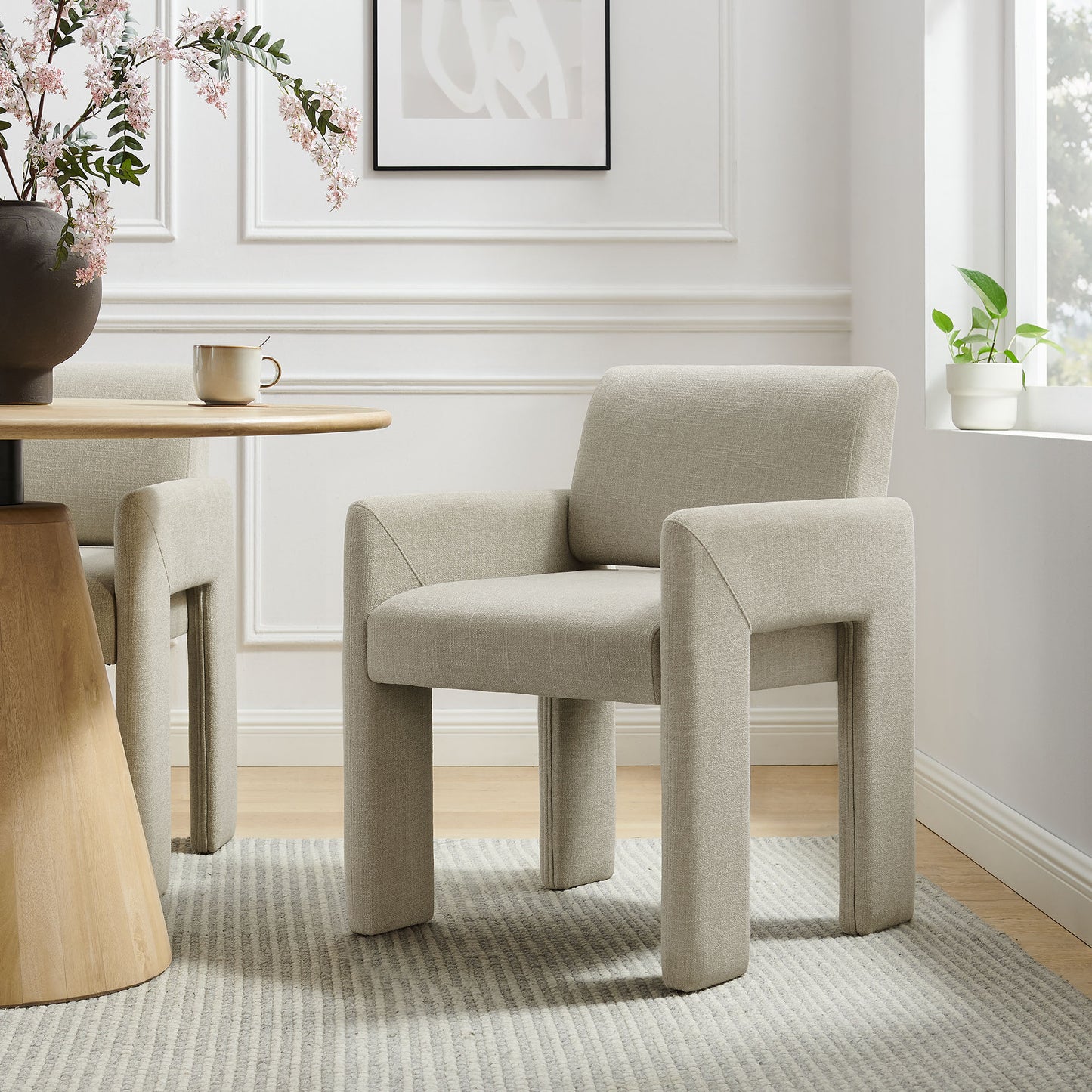 Daven Fabric Upholstered Dining Chair by Modway