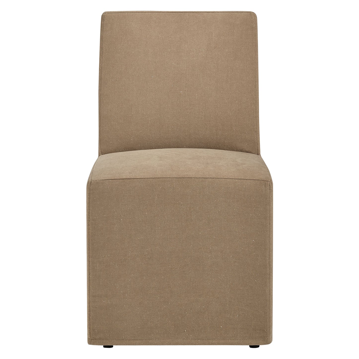 Tessera Upholstered Linen-Blend Slipcovered Dining Chair by Modway