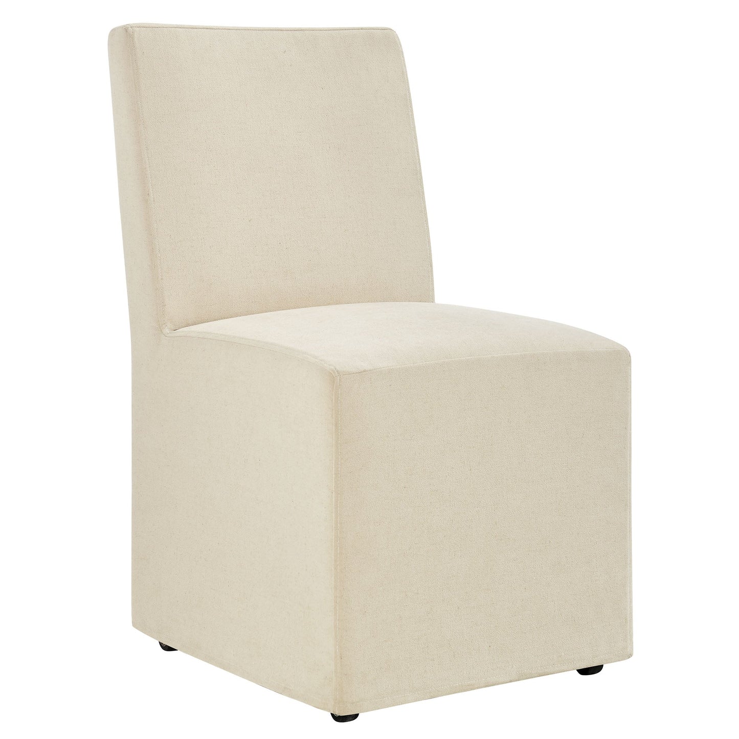 Tessera Upholstered Linen-Blend Slipcovered Dining Chair by Modway