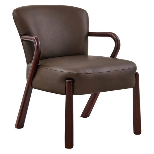 Arden Faux Leather Upholstered Accent Armchair by Modway EEI-7529-ESP