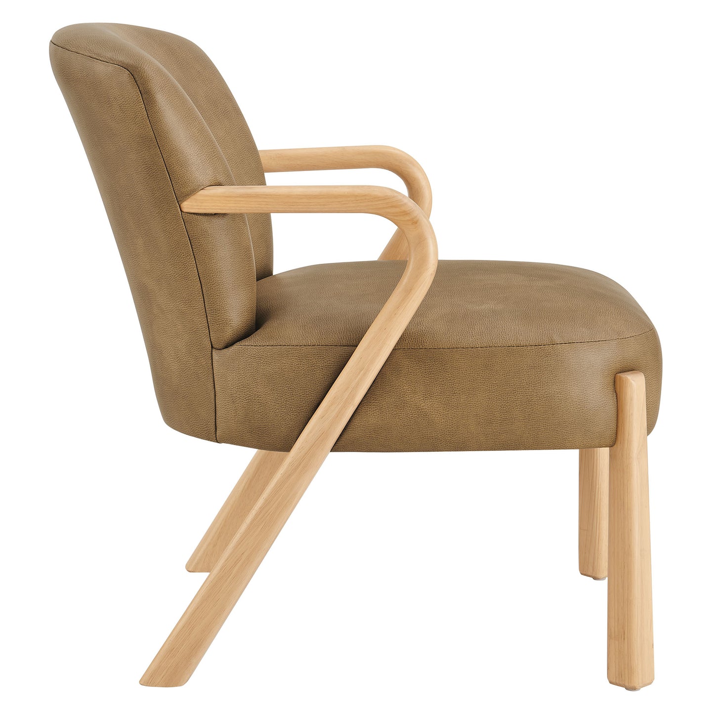 Arden Faux Leather Upholstered Accent Armchair by Modway EEI-7529-TST
