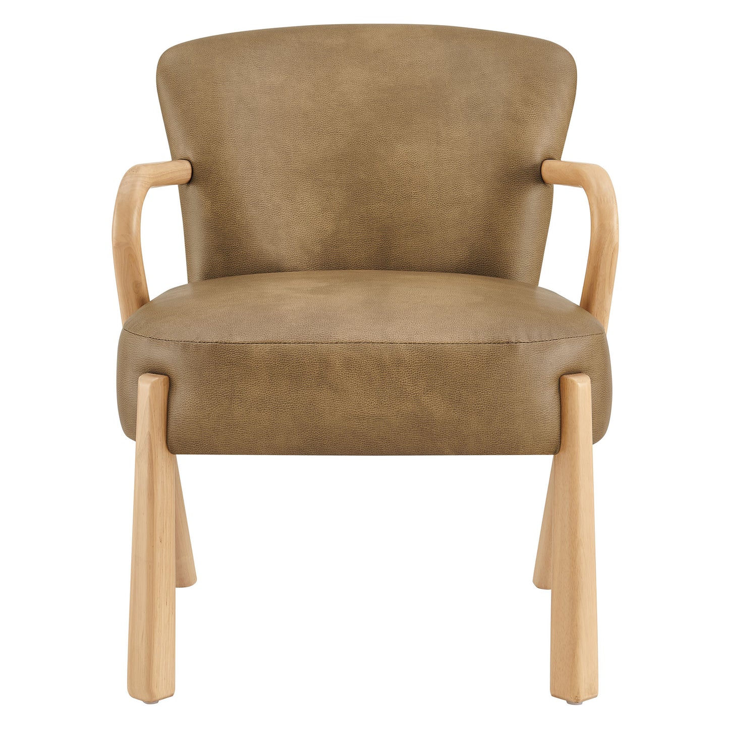 Arden Faux Leather Upholstered Accent Armchair by Modway EEI-7529-TST