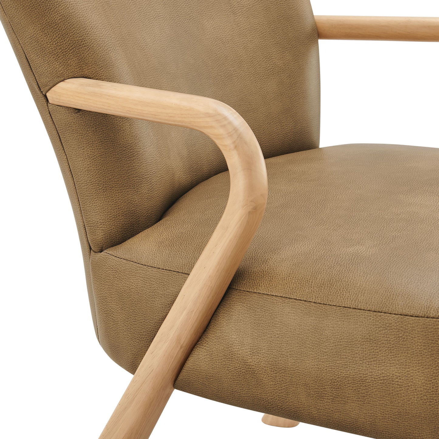 Arden Faux Leather Upholstered Accent Armchair by Modway EEI-7529-TST