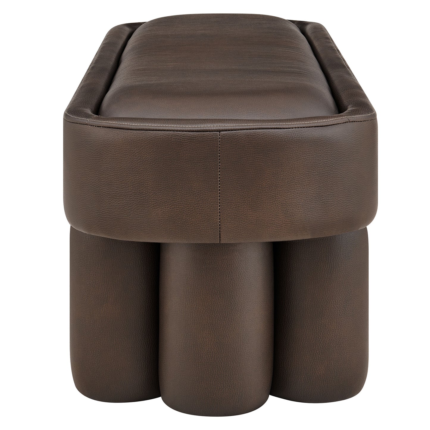 Mossi 52-Inch Oval Vegan Leather Bench by Modway EEI-7532-ESP