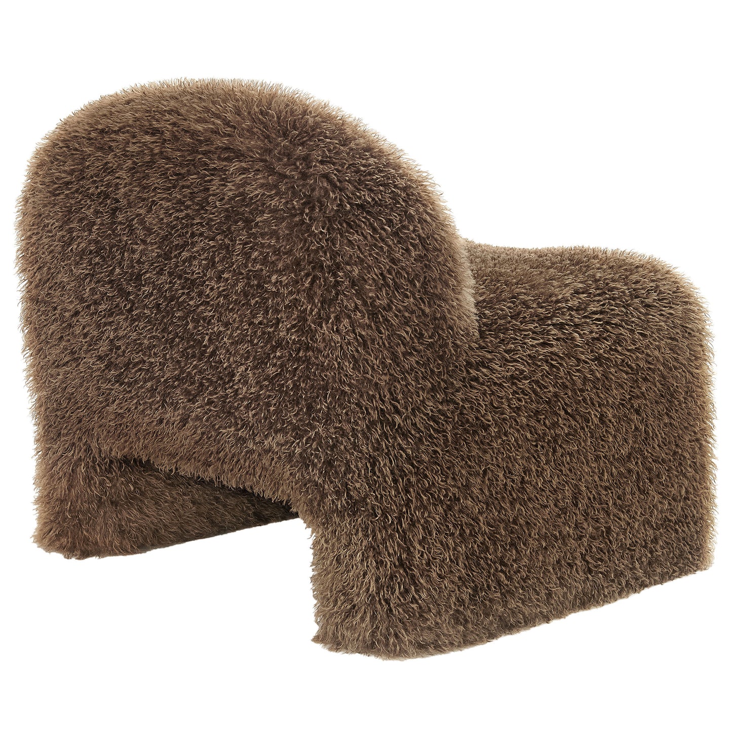 Mina Faux Fur Accent Chair by Modway