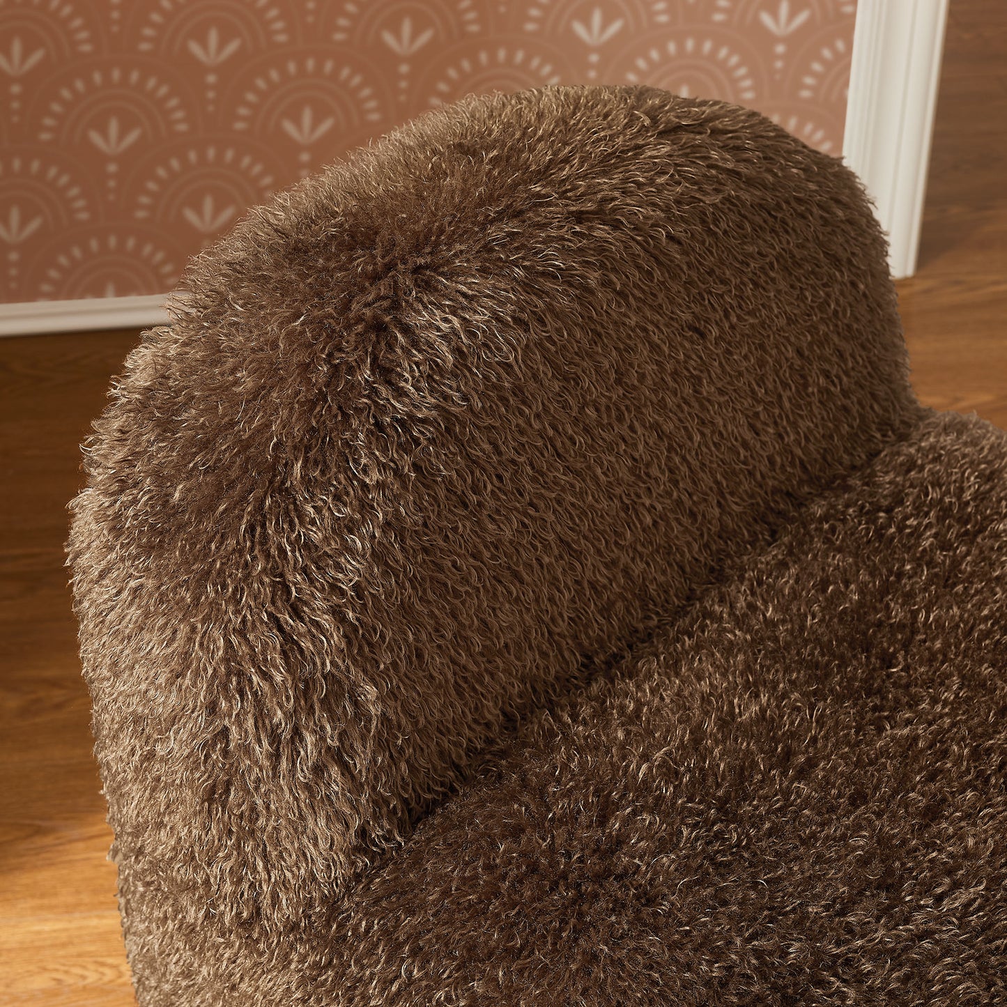Mina Faux Fur Accent Chair by Modway