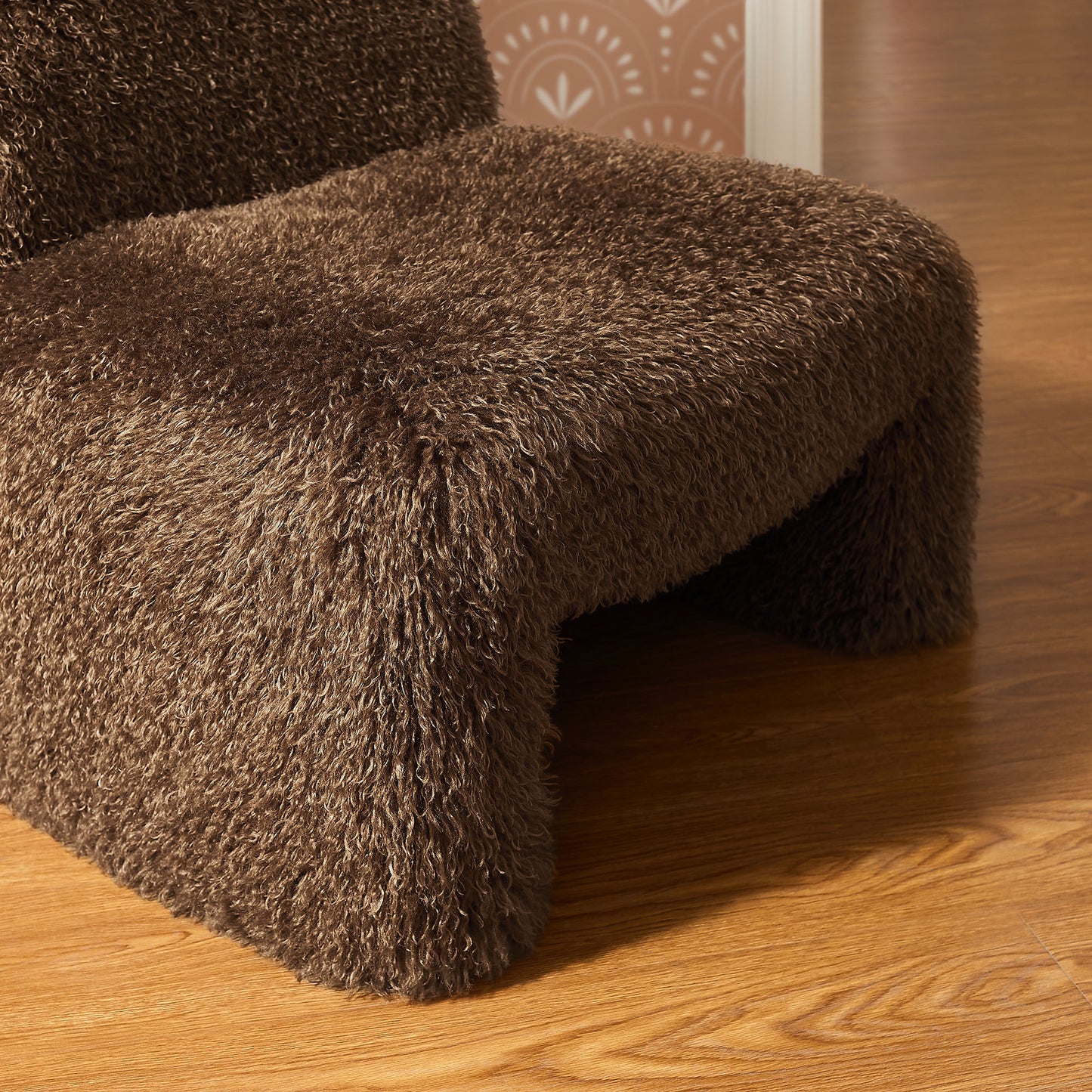Mina Faux Fur Accent Chair by Modway