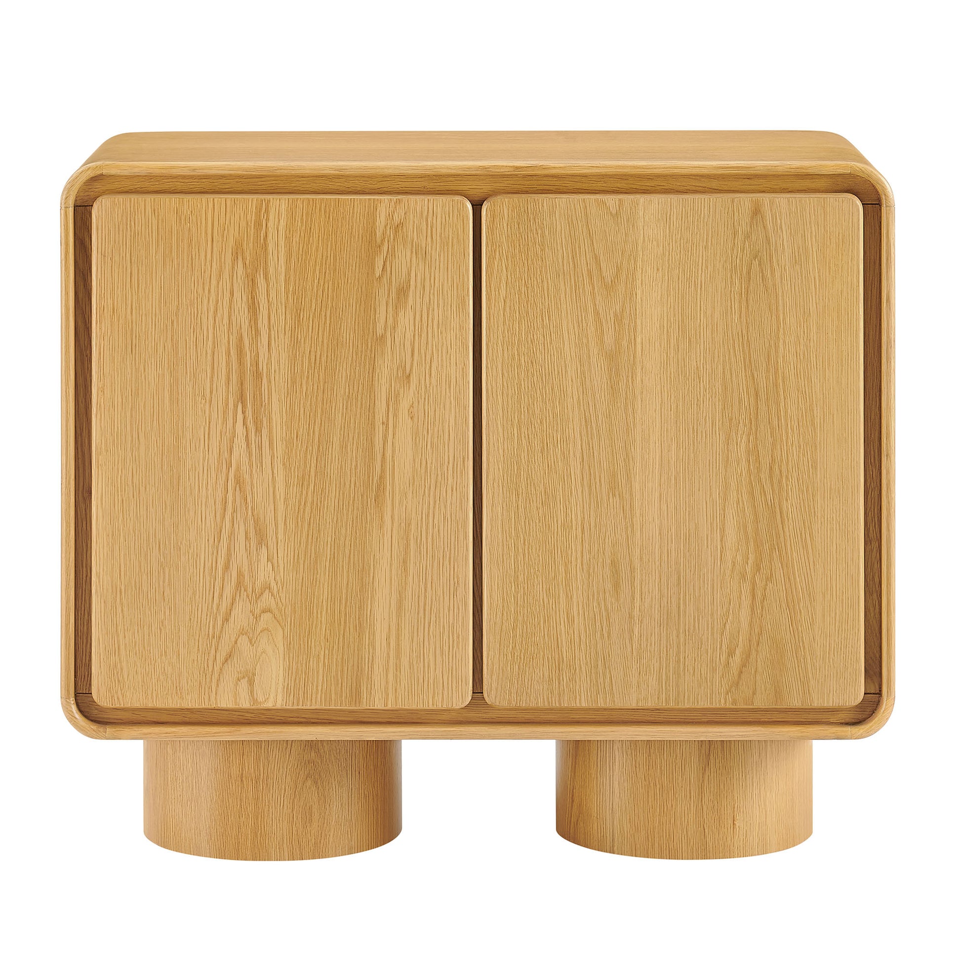 Lumo 2-Door Curved Wood Accent Cabinet by Modway