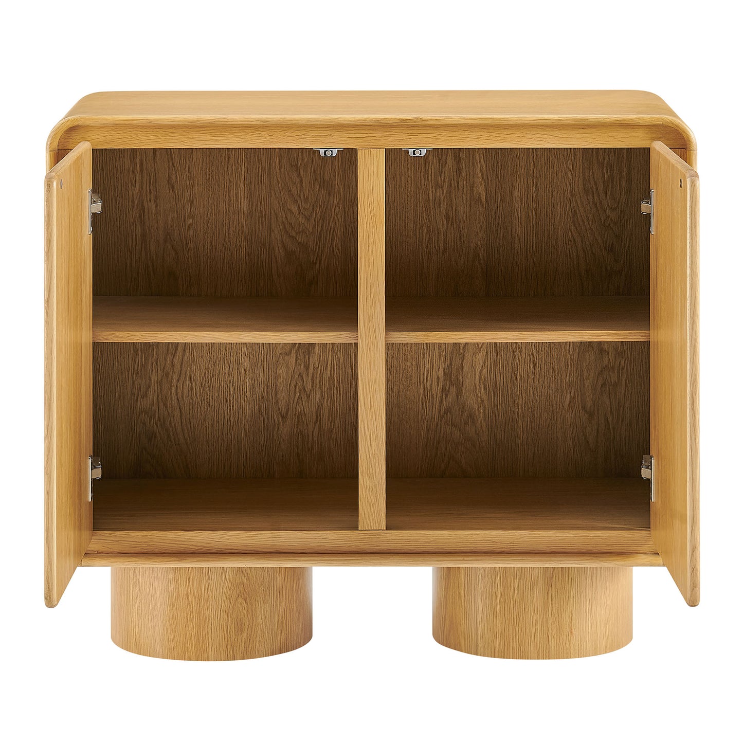 Lumo 2-Door Curved Wood Accent Cabinet by Modway