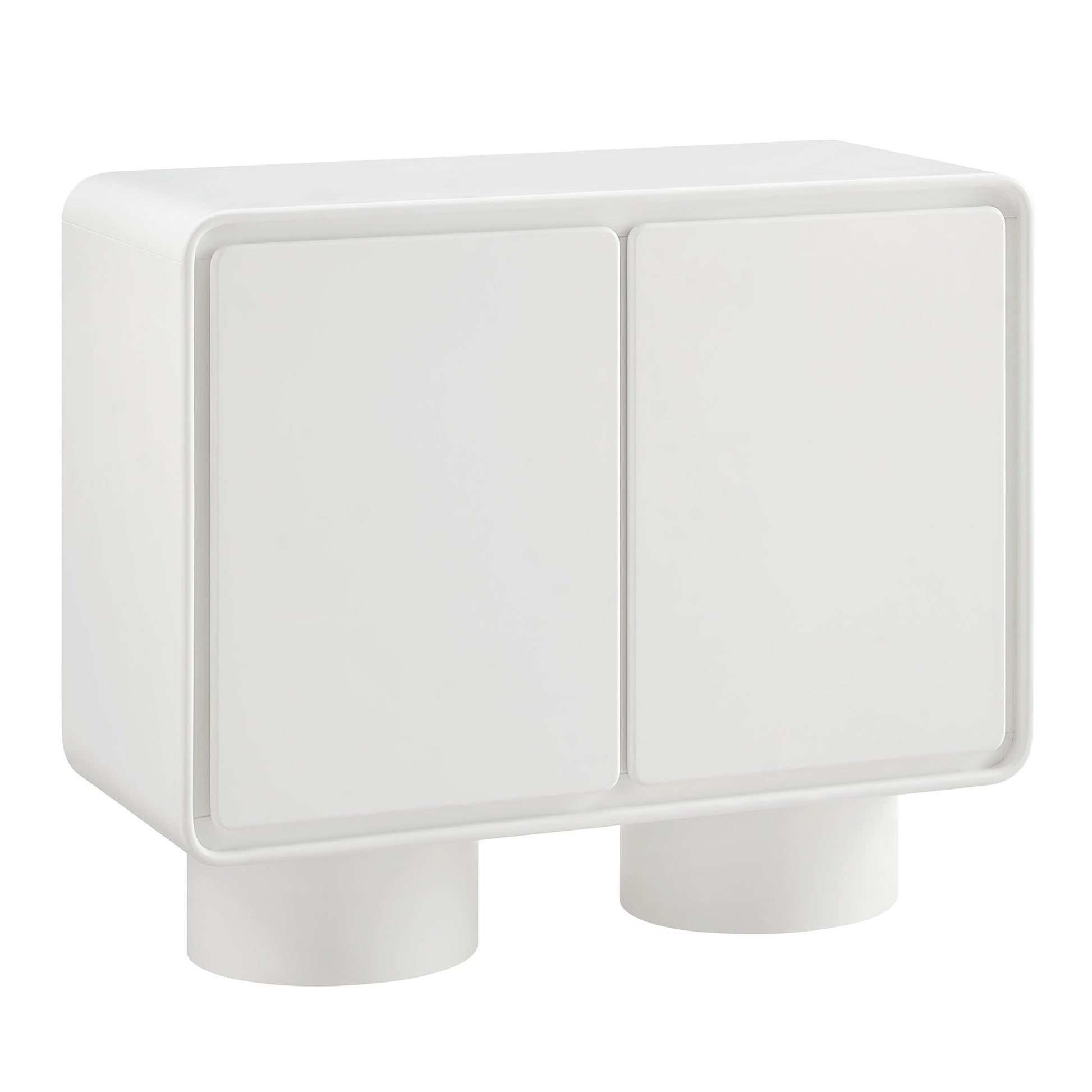Lumo 2-Door Curved Wood Accent Cabinet by Modway