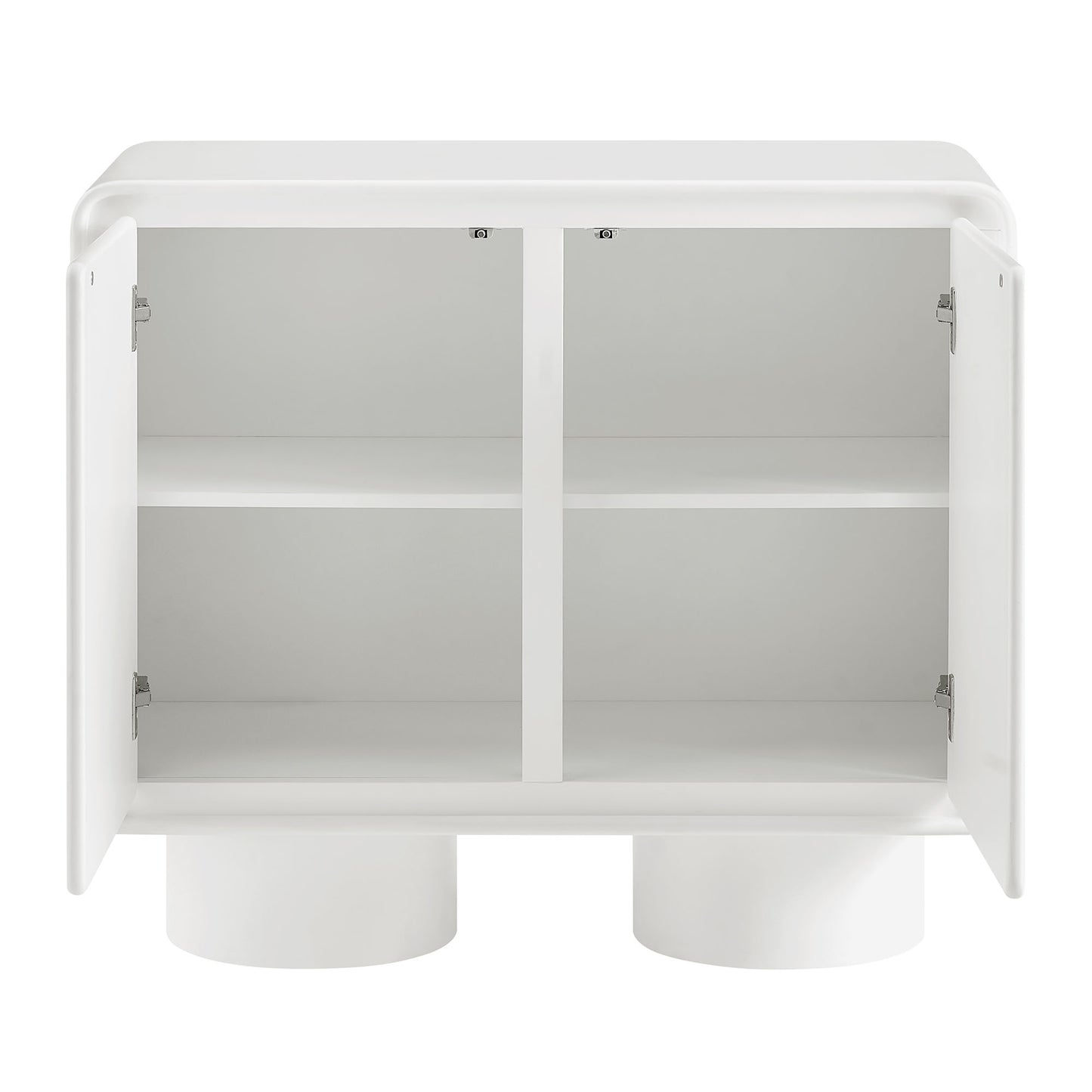 Lumo 2-Door Curved Wood Accent Cabinet by Modway