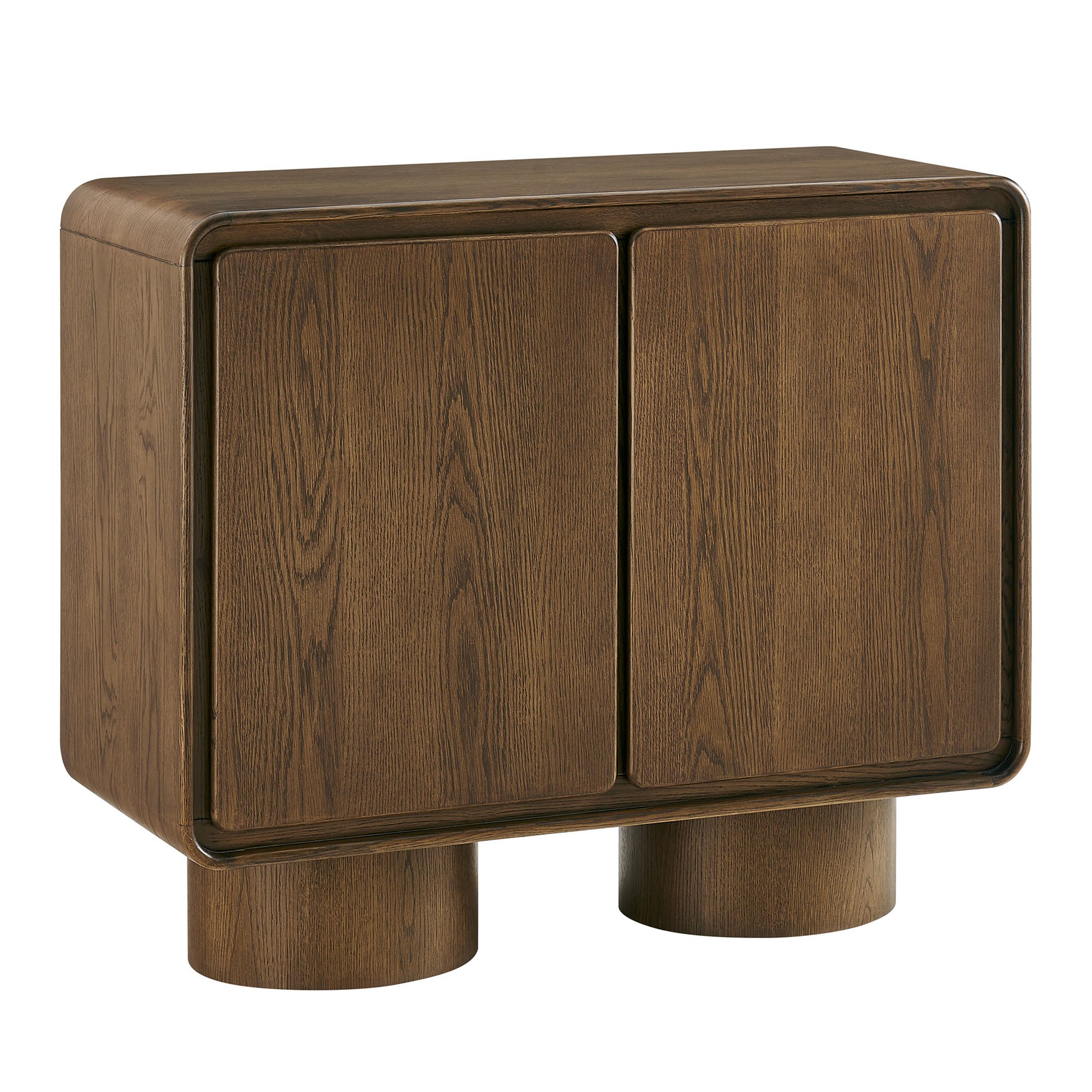 Lumo 2-Door Curved Wood Accent Cabinet by Modway