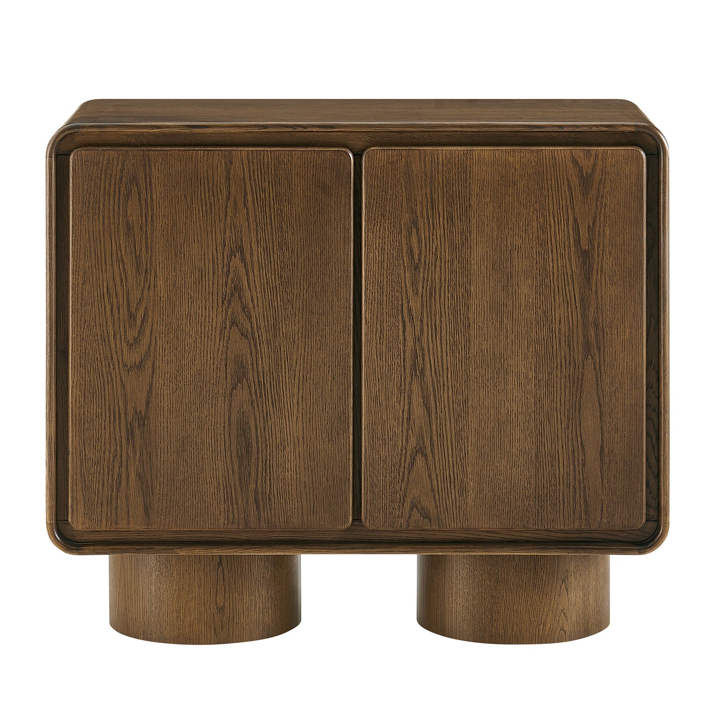 Lumo 2-Door Curved Wood Accent Cabinet by Modway