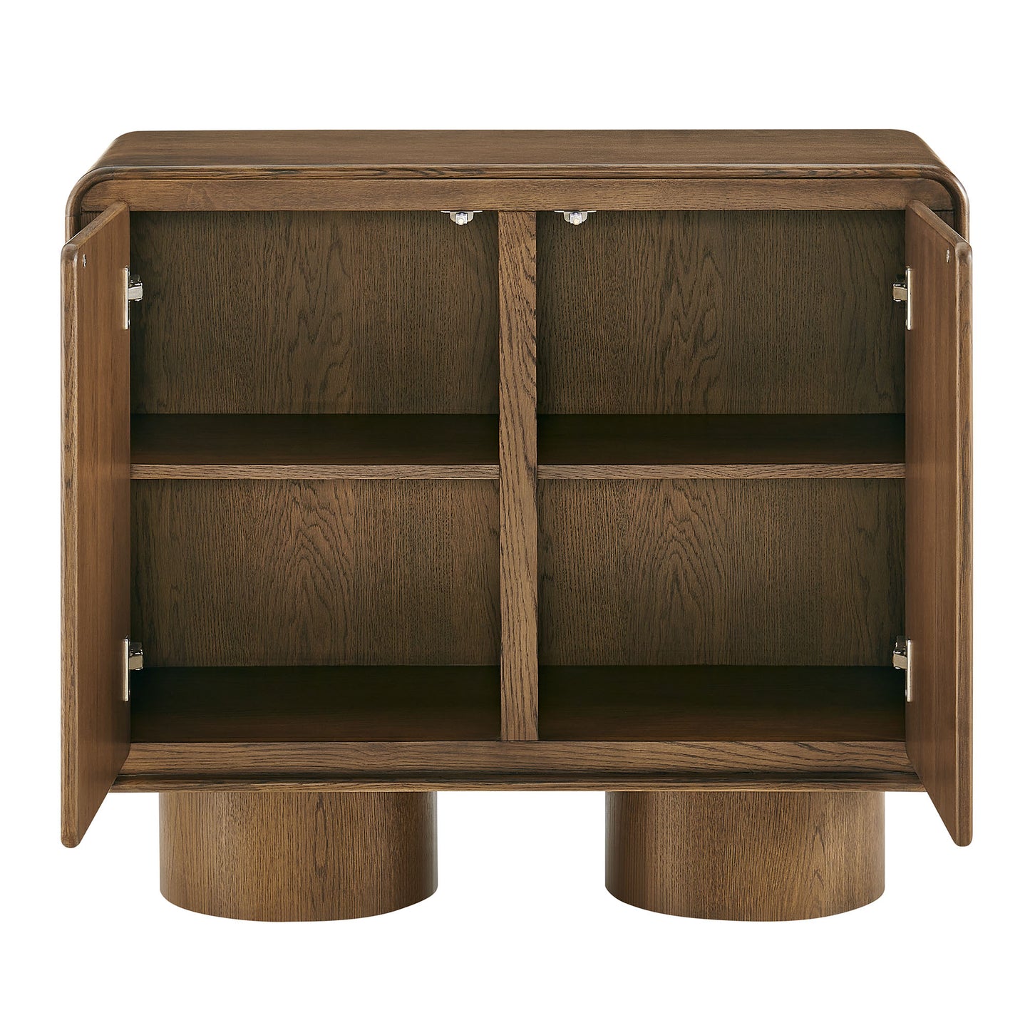 Lumo 2-Door Curved Wood Accent Cabinet by Modway