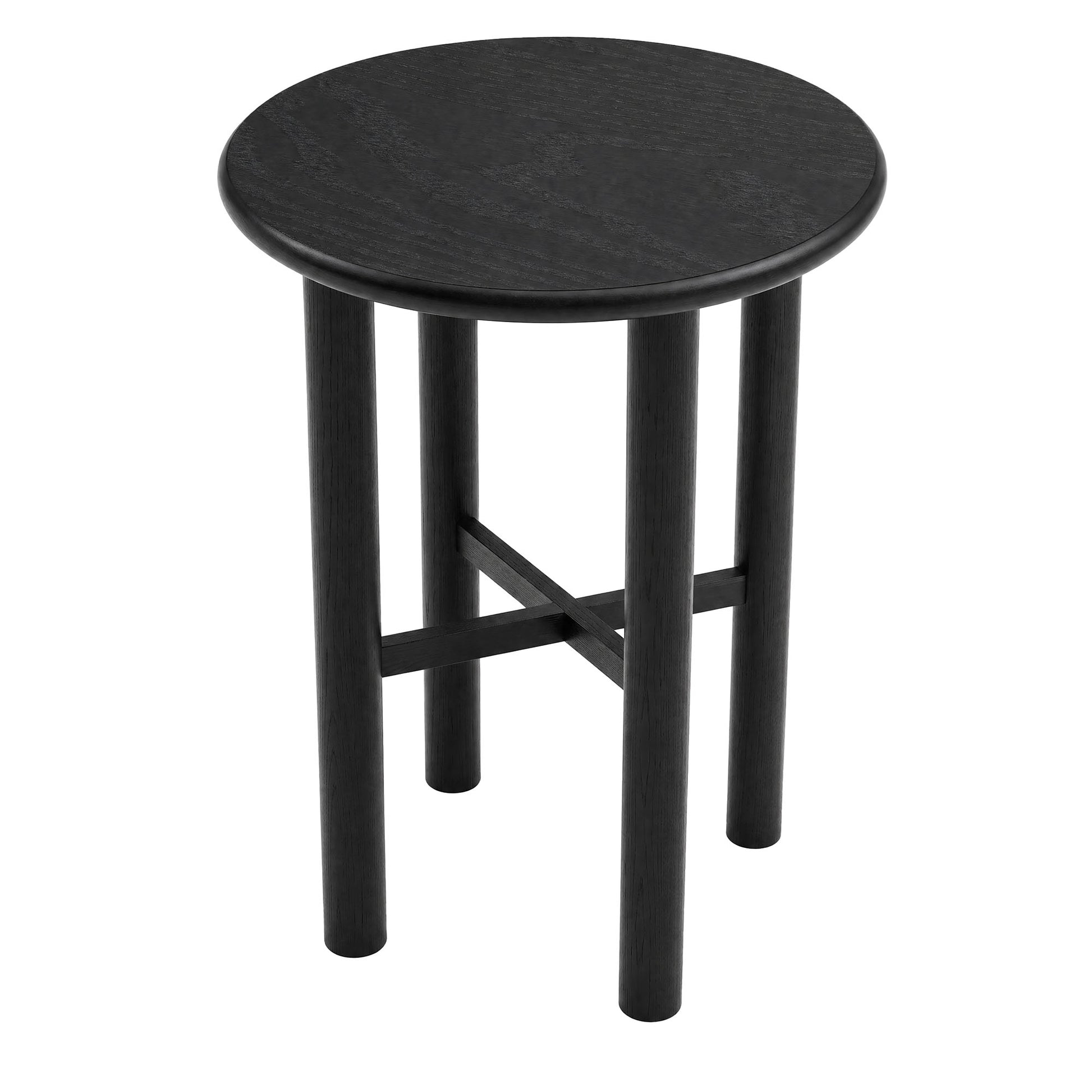 Alvia Round 30" Oak Wood Bar Table by Modway