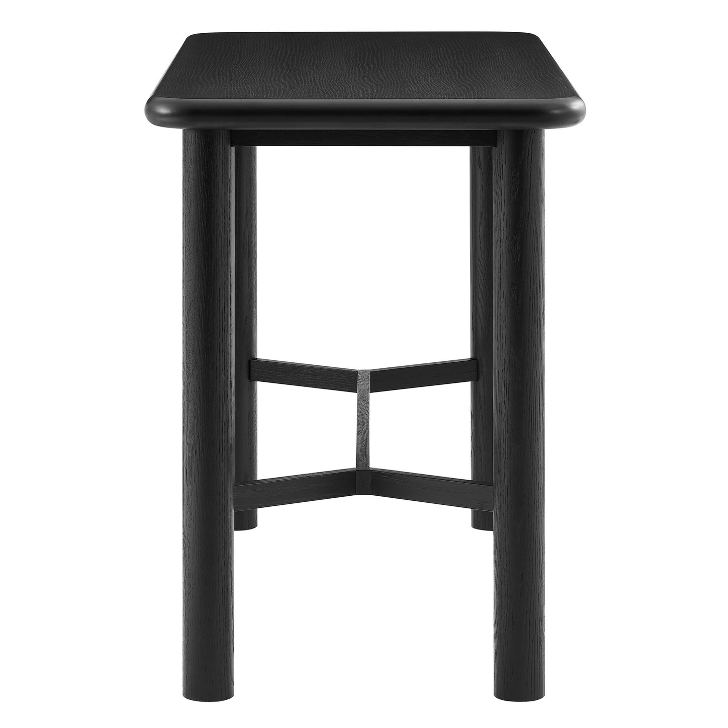 Alvia Rectangular 60" Oak Wood Bar Table by Modway