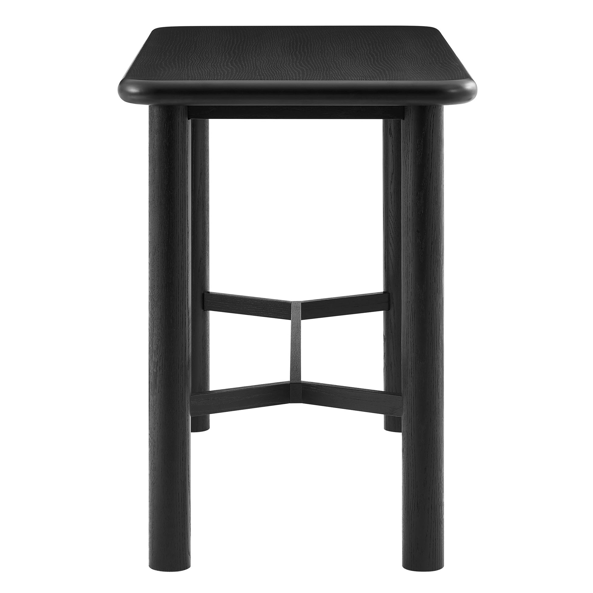 Alvia Rectangular 60" Oak Wood Bar Table by Modway