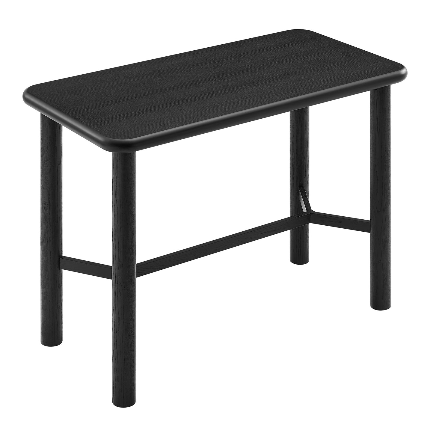 Alvia Rectangular 60" Oak Wood Bar Table by Modway