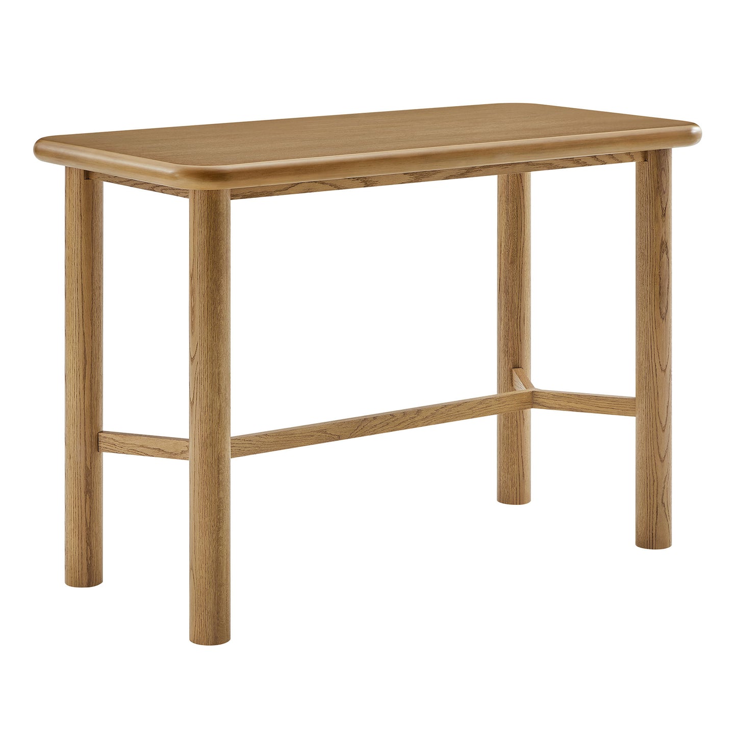Alvia Rectangular 60" Oak Wood Bar Table by Modway