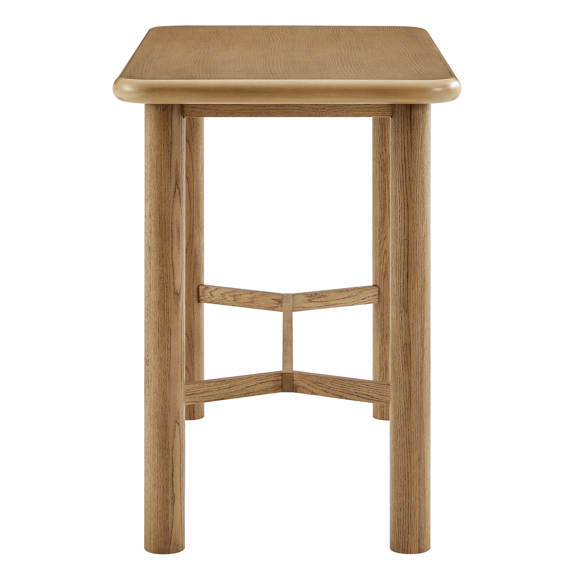 Alvia Rectangular 60" Oak Wood Bar Table by Modway