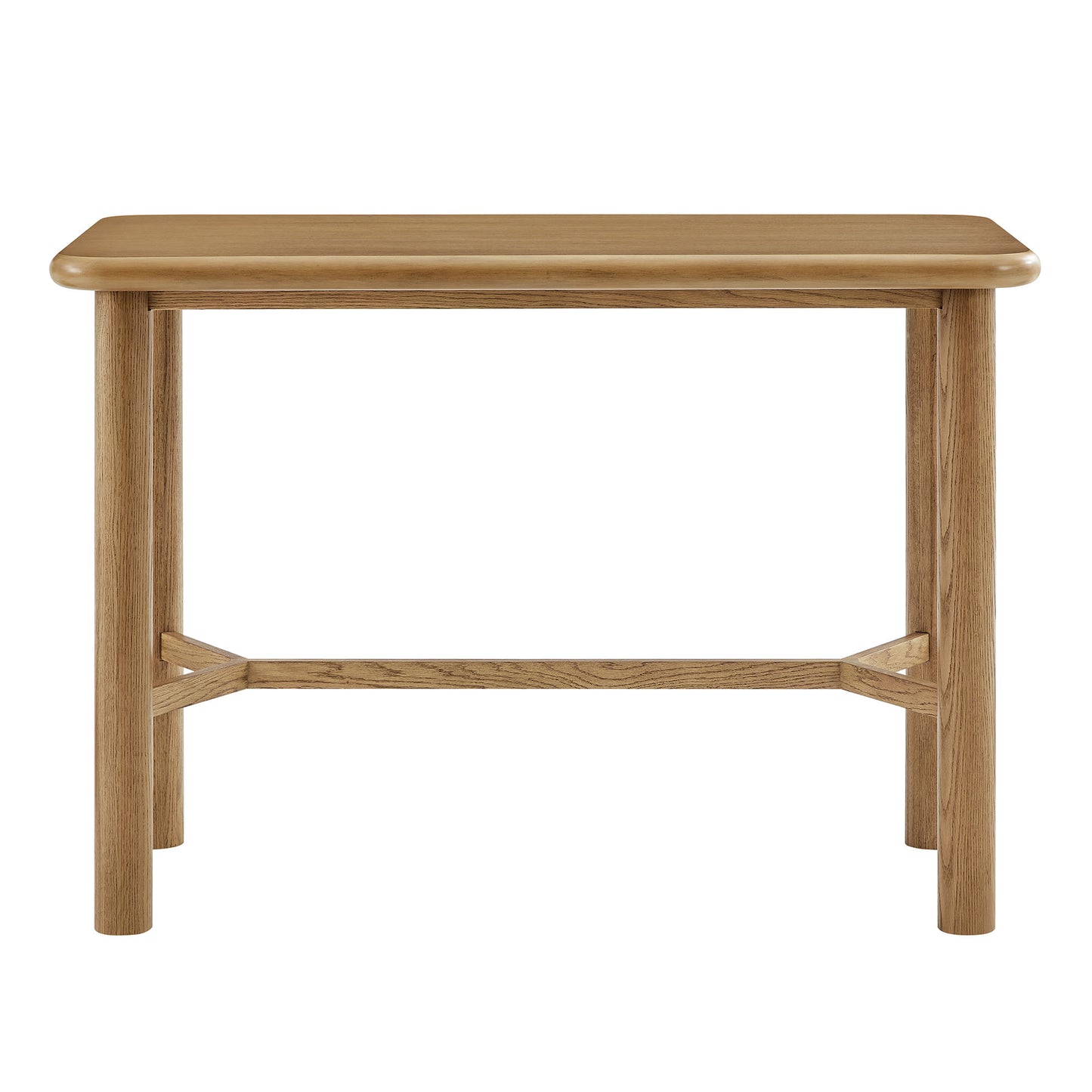 Alvia Rectangular 60" Oak Wood Bar Table by Modway