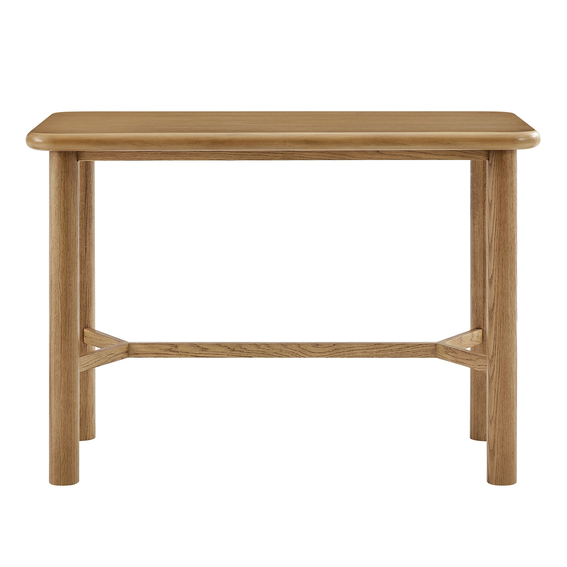 Alvia Rectangular 60" Oak Wood Bar Table by Modway