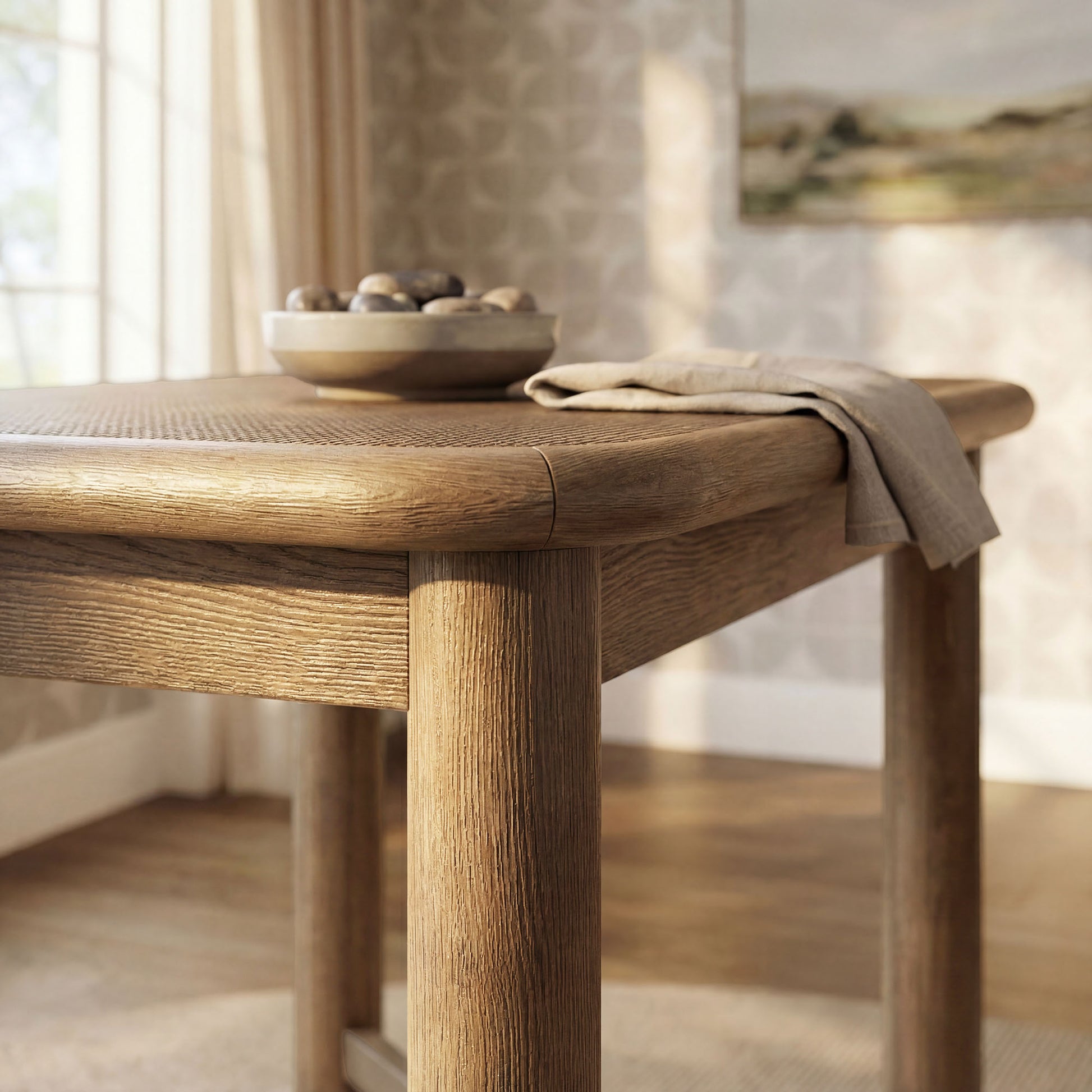 Alvia Rectangular 60" Oak Wood Bar Table by Modway