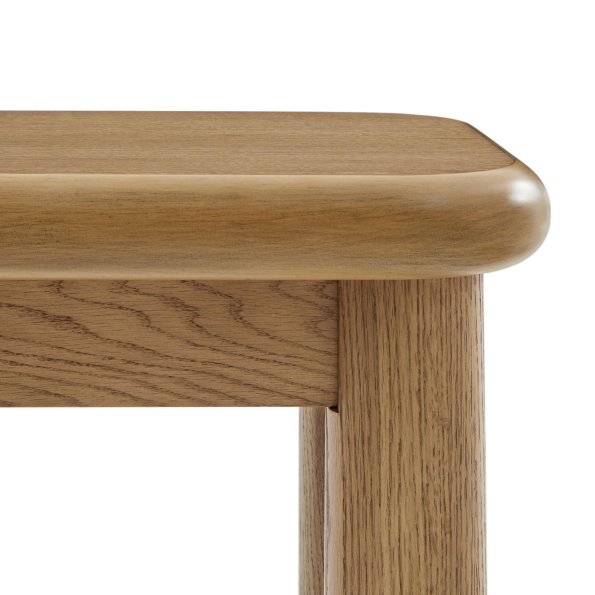 Alvia Oak Wood Console Table by Modway