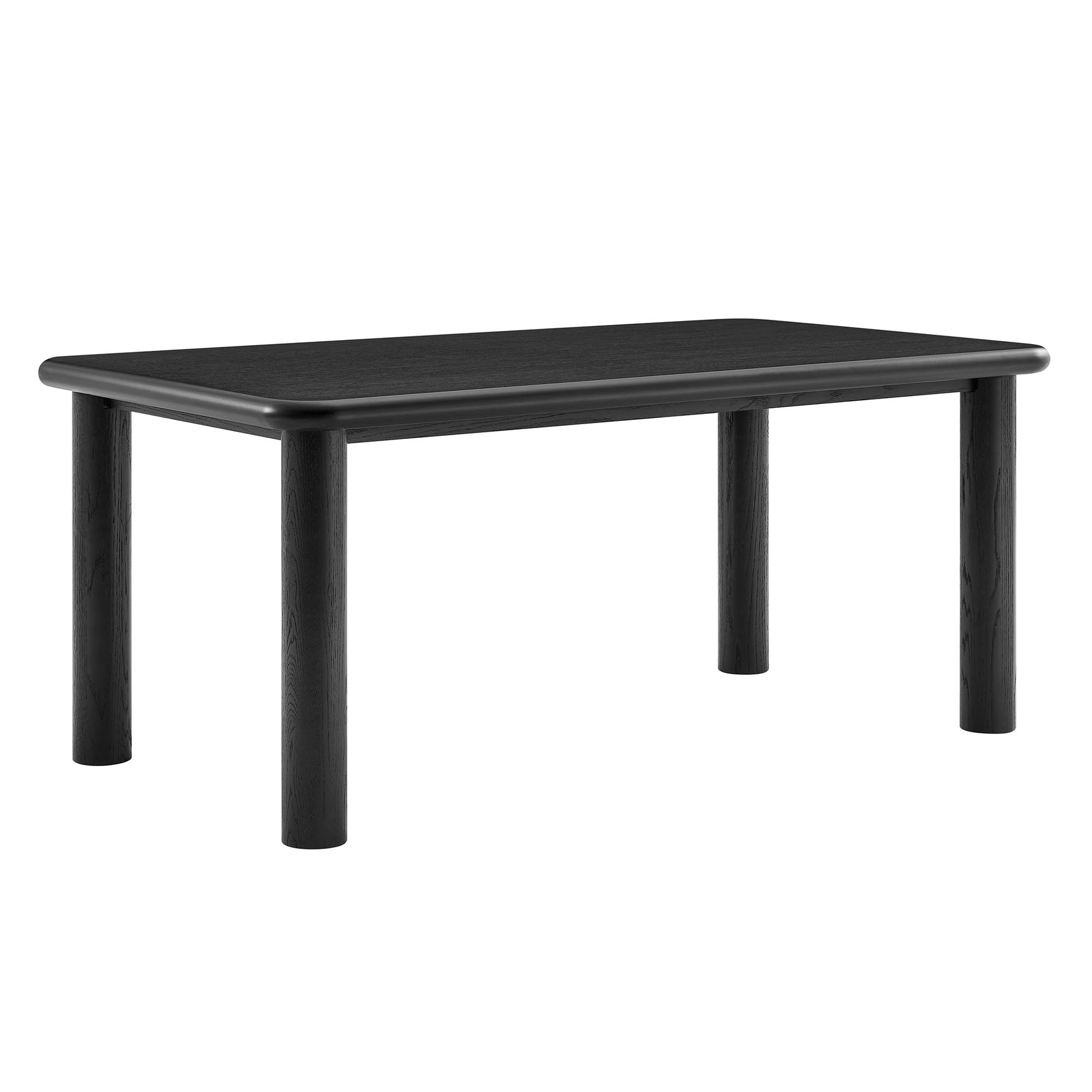 Alvia 72" Rectangular Oak Wood Dining Table by Modway