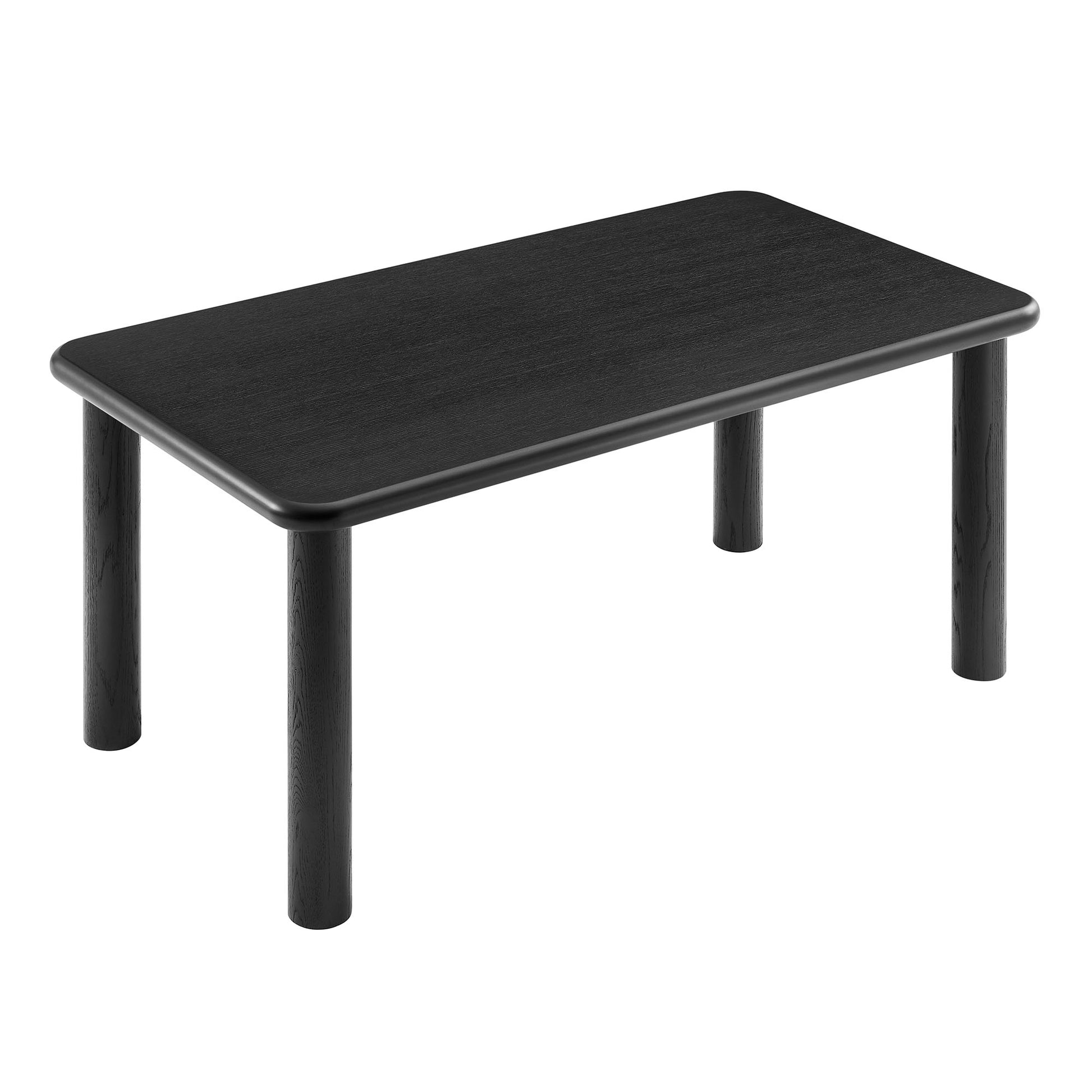 Alvia 72" Rectangular Oak Wood Dining Table by Modway