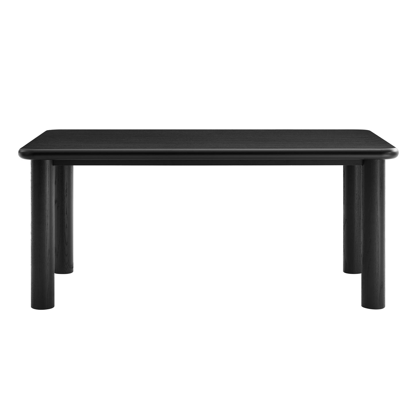 Alvia 72" Rectangular Oak Wood Dining Table by Modway