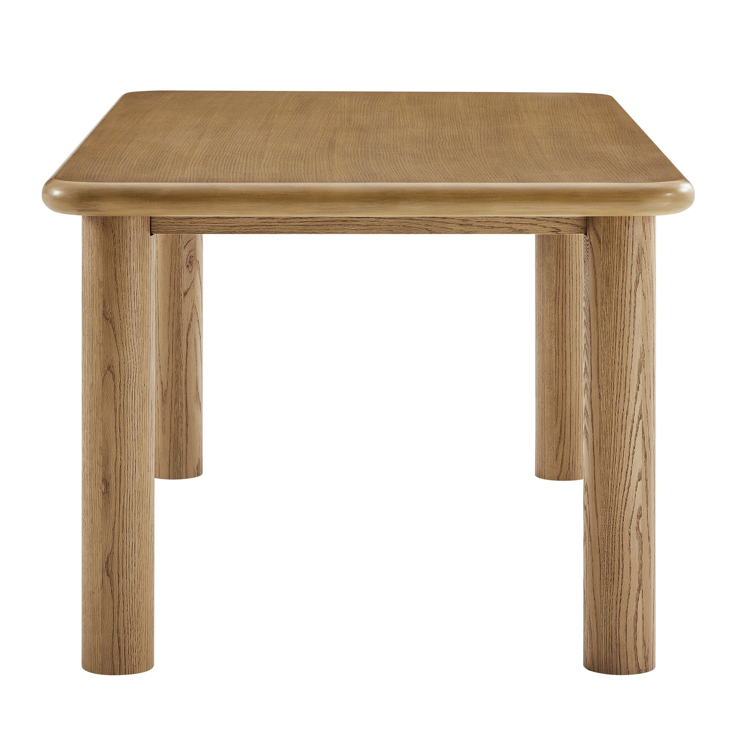 Alvia 72" Rectangular Oak Wood Dining Table by Modway