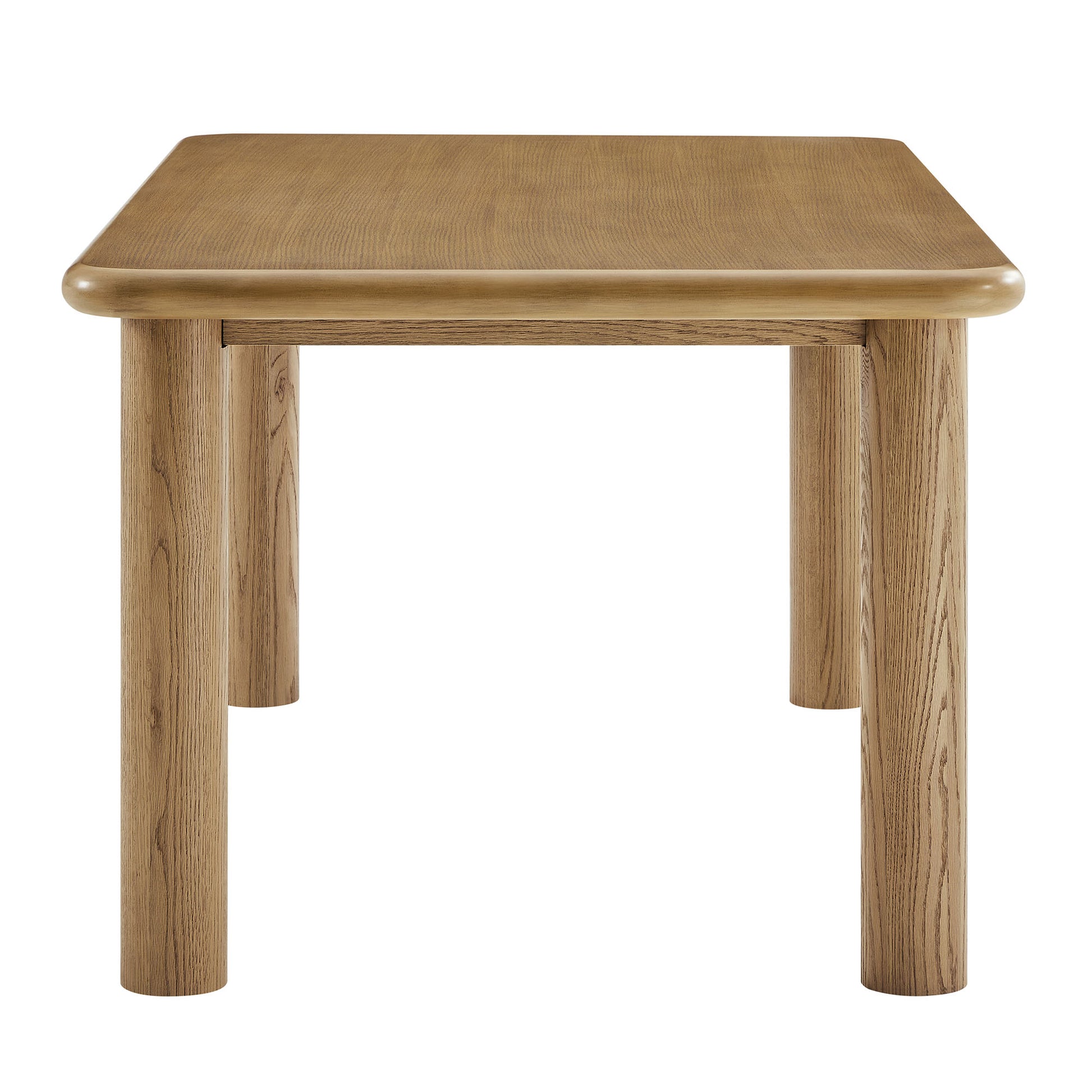 Alvia 72" Rectangular Oak Wood Dining Table by Modway