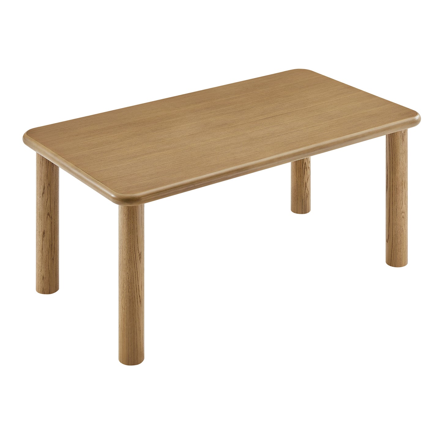 Alvia 72" Rectangular Oak Wood Dining Table by Modway