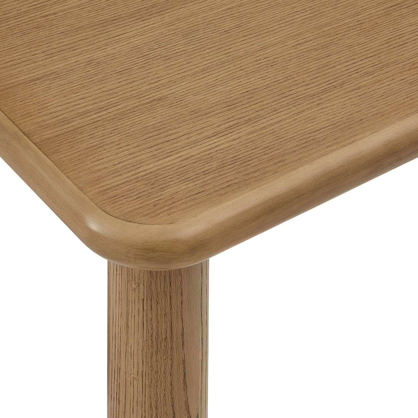 Alvia 72" Rectangular Oak Wood Dining Table by Modway