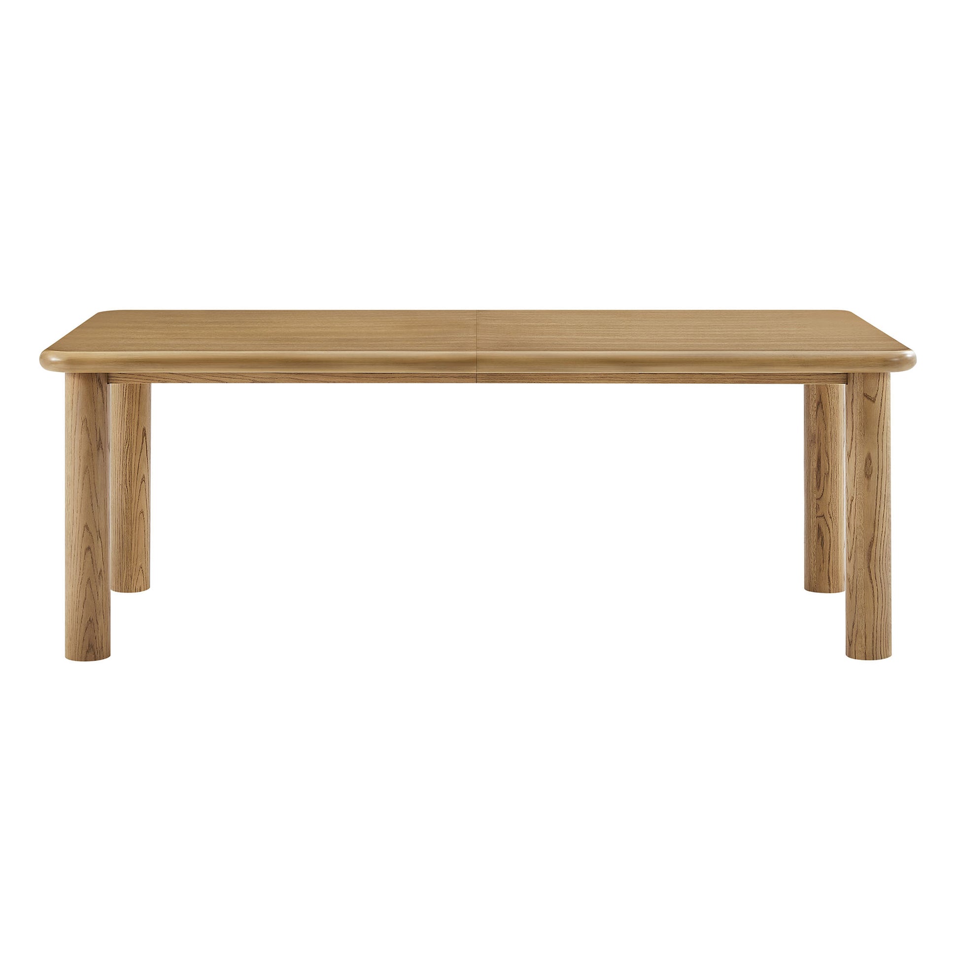 Alvia 86"-105" Extendable Rectangular Oak Wood Dining Table by Modway