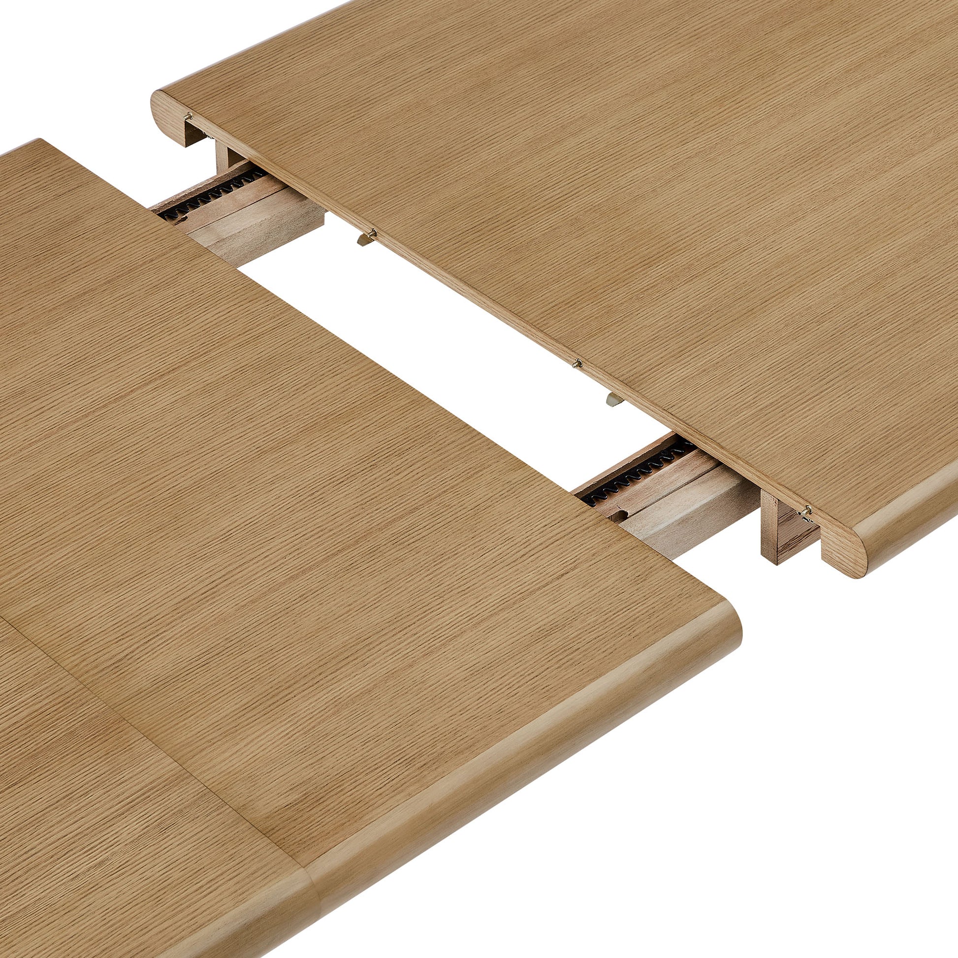 Alvia 86"-105" Extendable Rectangular Oak Wood Dining Table by Modway