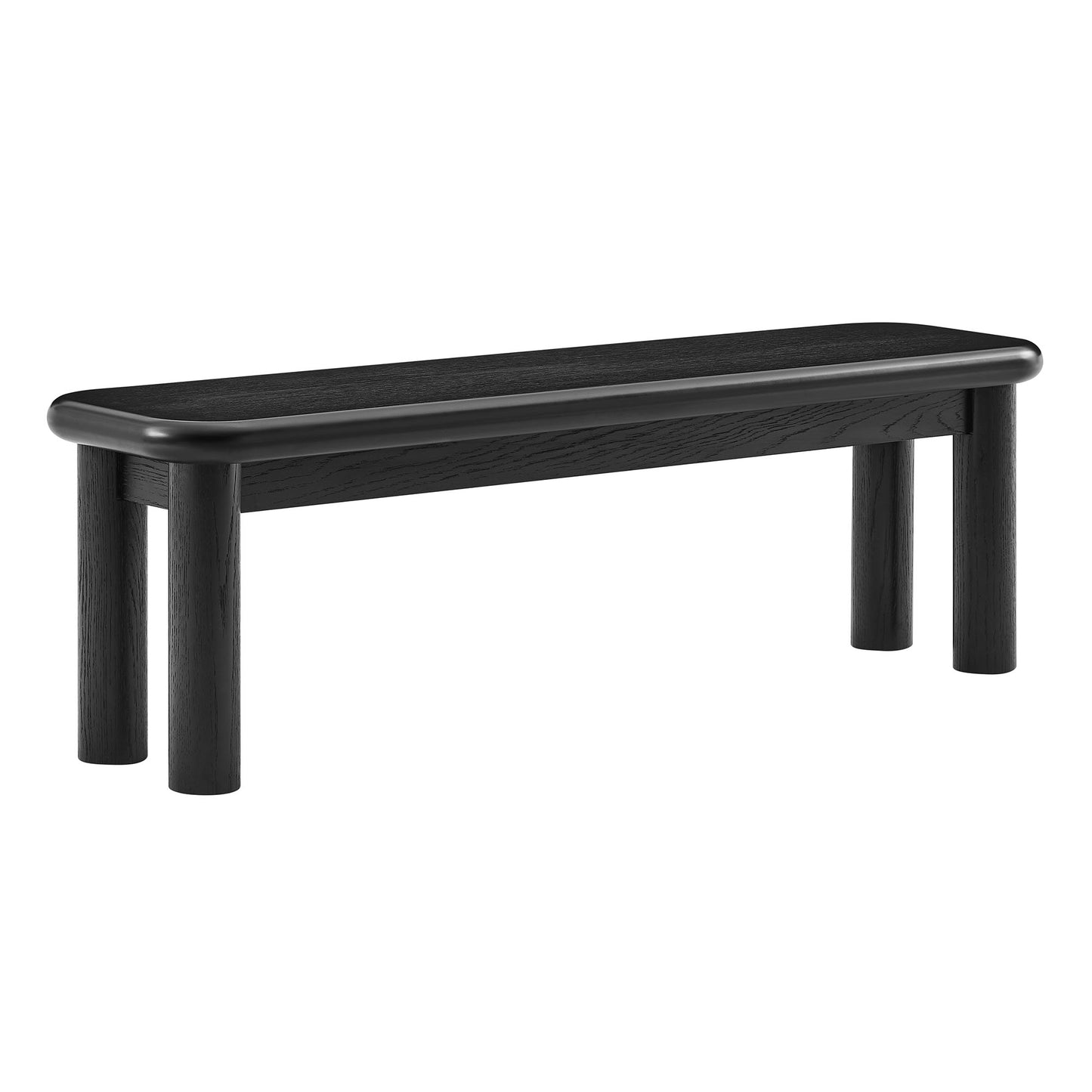 Alvia 58" Oak Wood Bench by Modway
