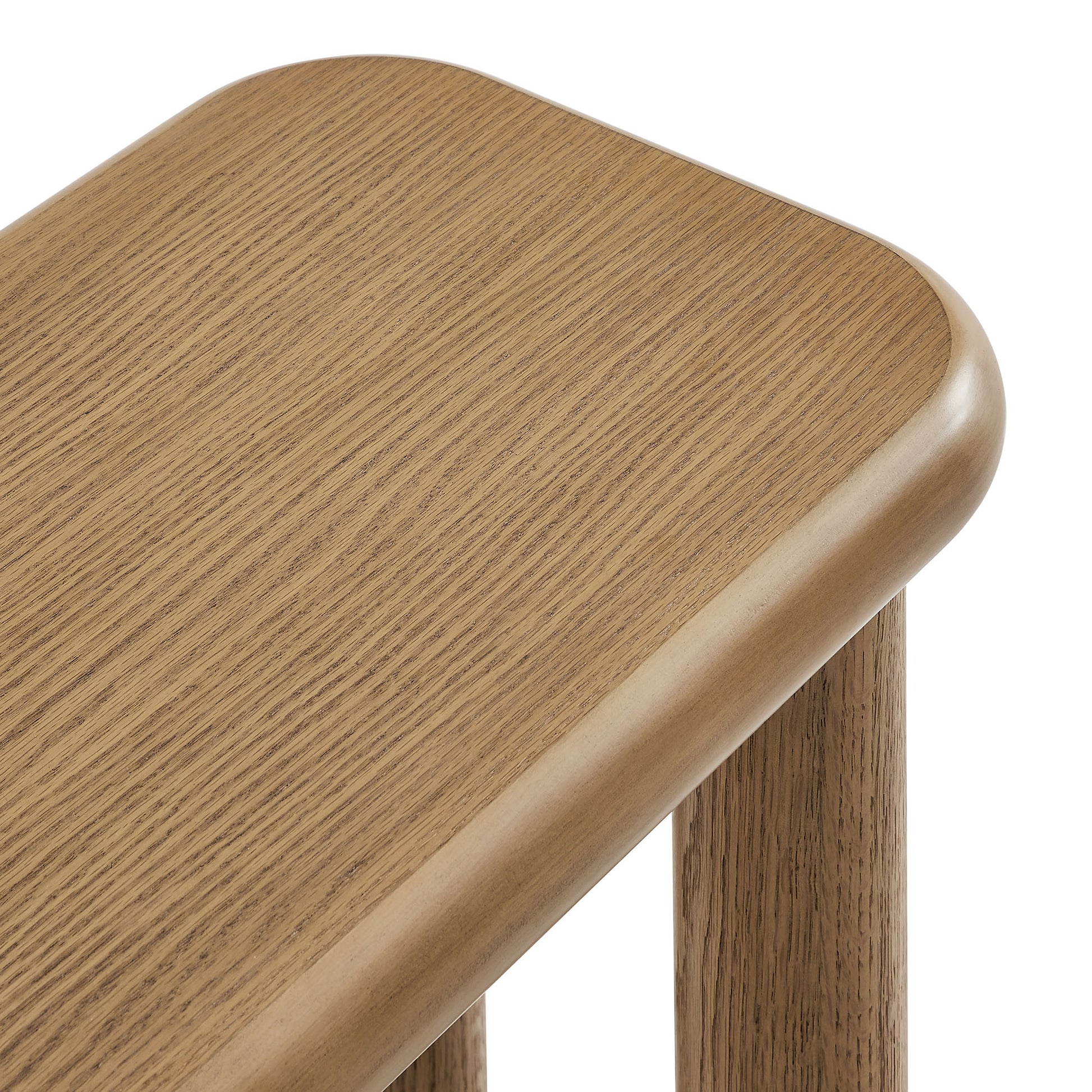 Alvia 58" Oak Wood Bench by Modway