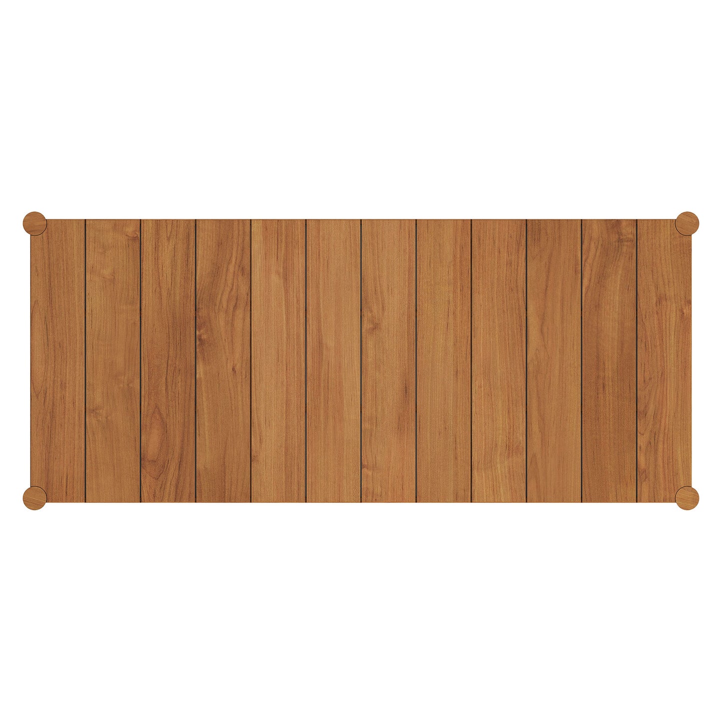 Eleni 89-Inch Outdoor Patio Teak Wood Dining Table by Modway