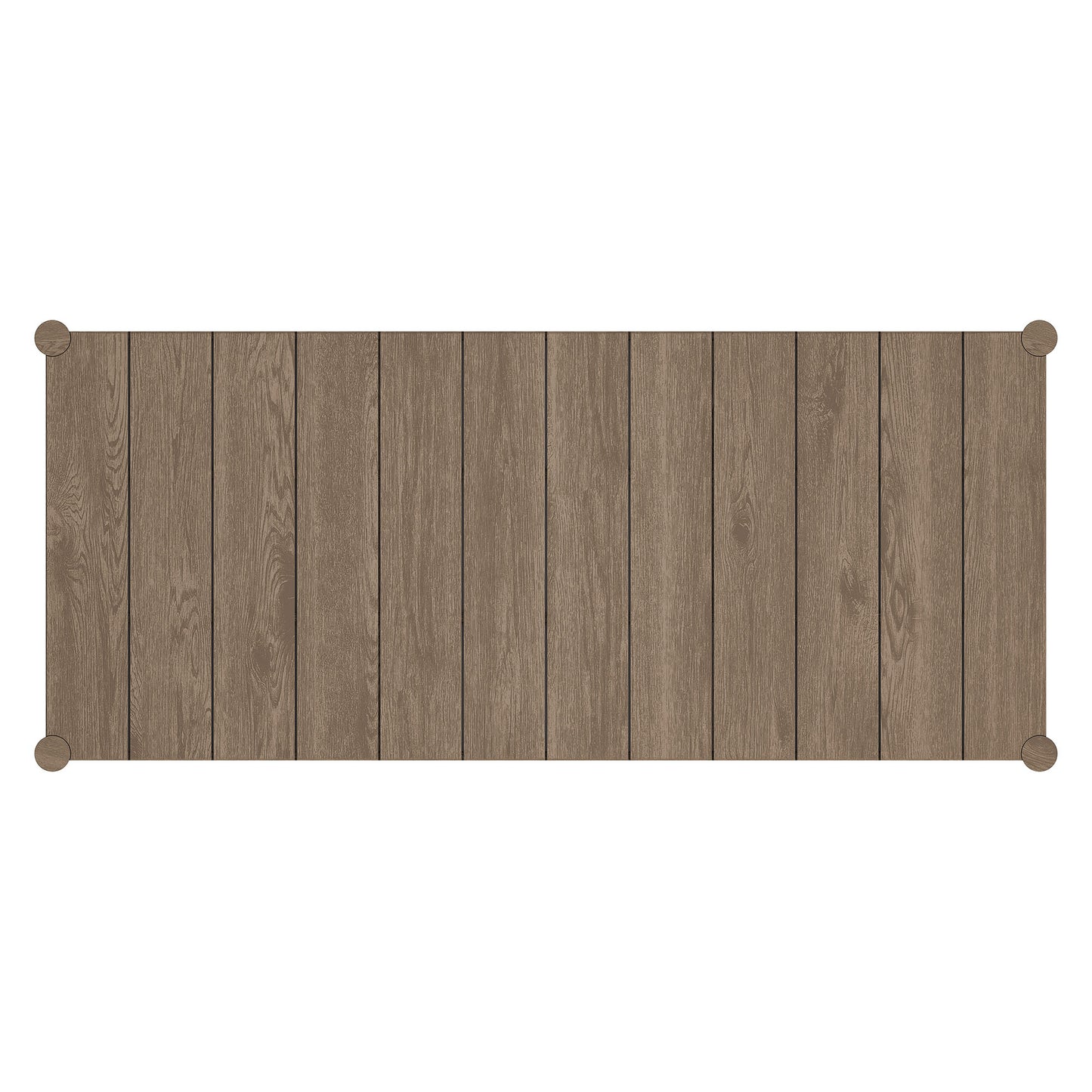 Eleni 89-Inch Outdoor Patio Teak Wood Dining Table