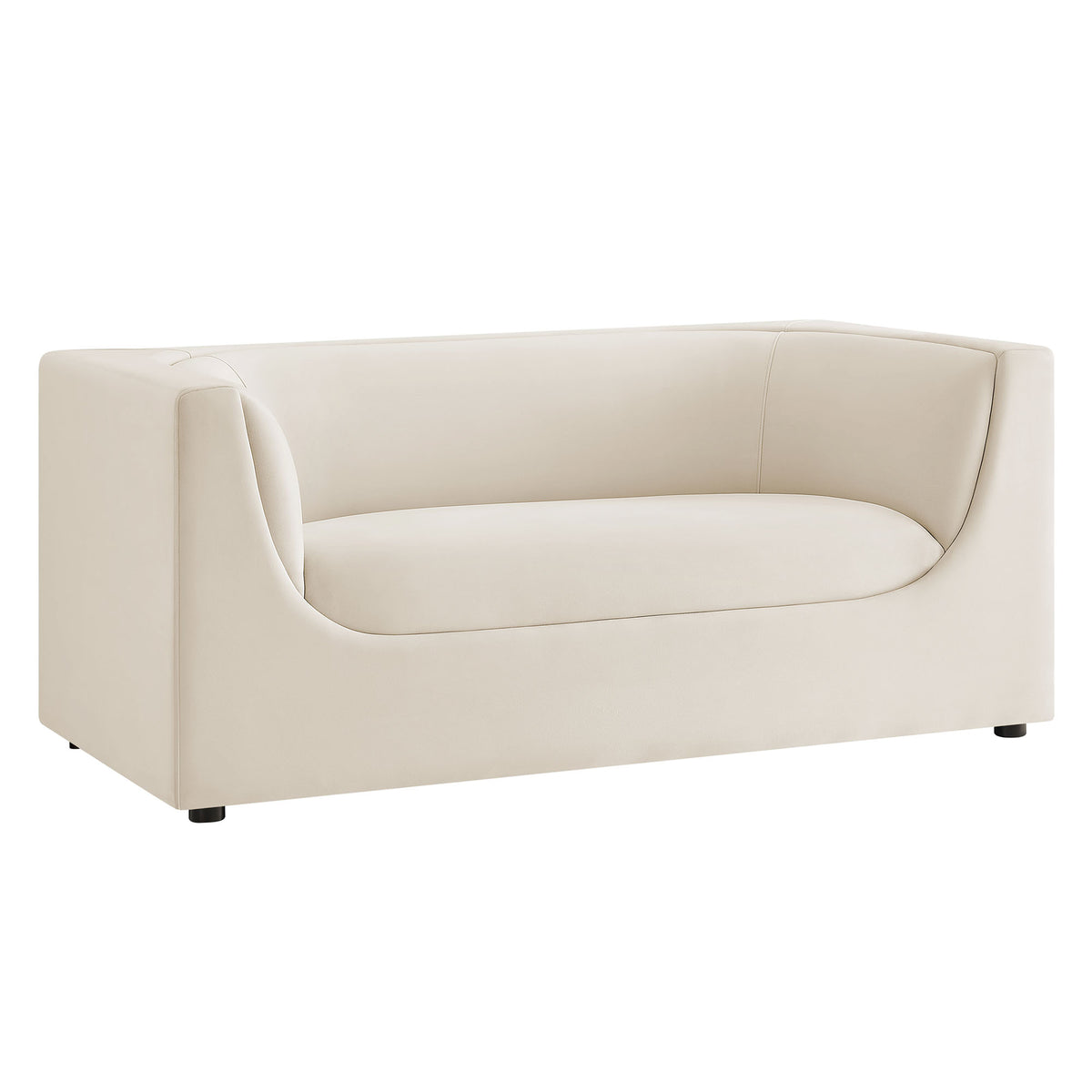 Hilda 67" Curved Back Performance Velvet Loveseat by Modway