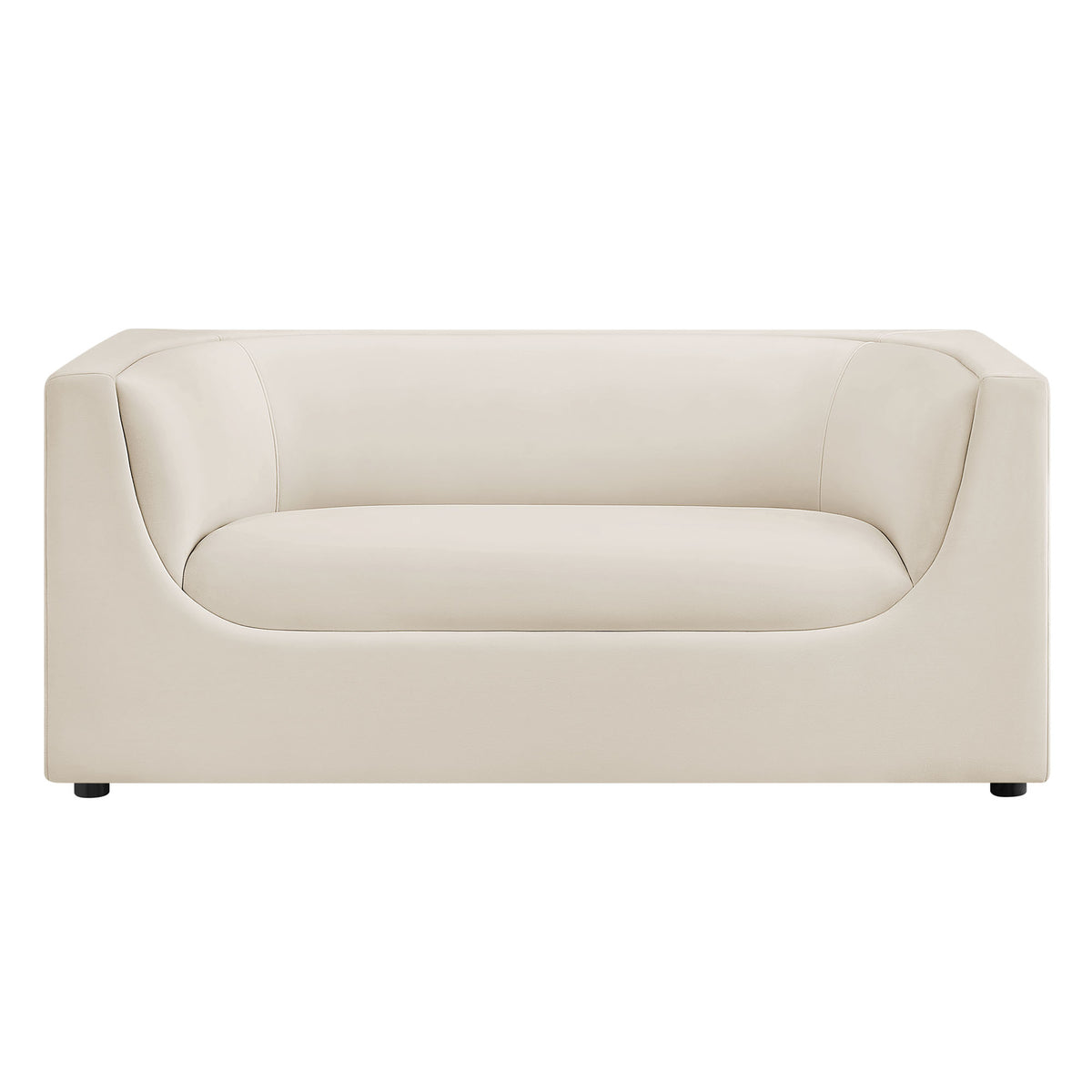 Hilda 67" Curved Back Performance Velvet Loveseat by Modway