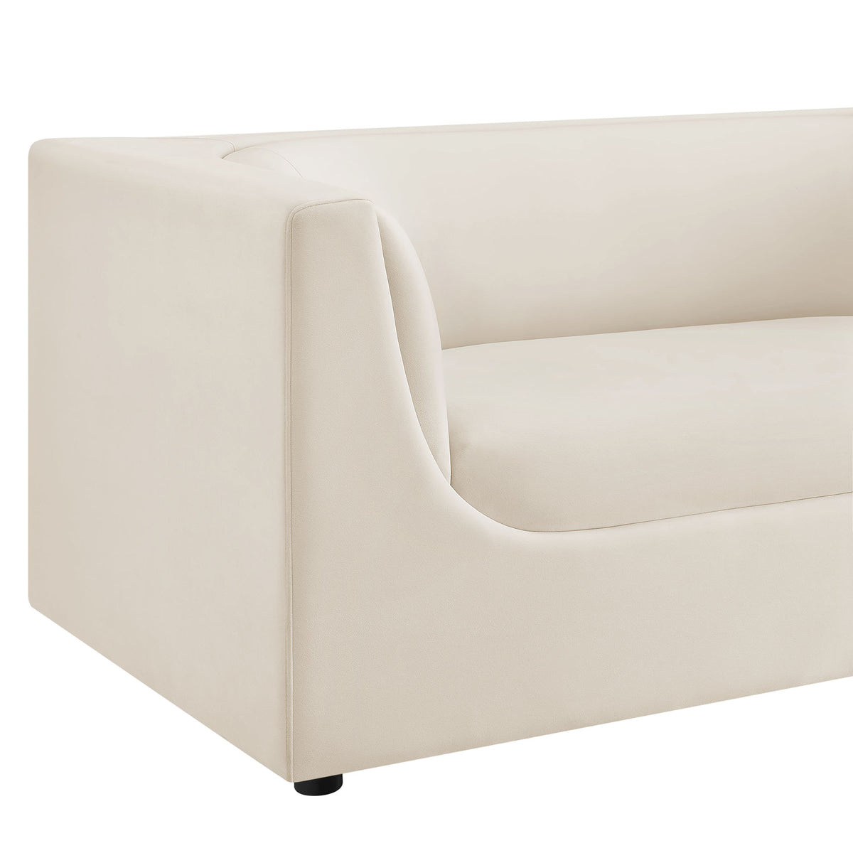 Hilda 67" Curved Back Performance Velvet Loveseat by Modway