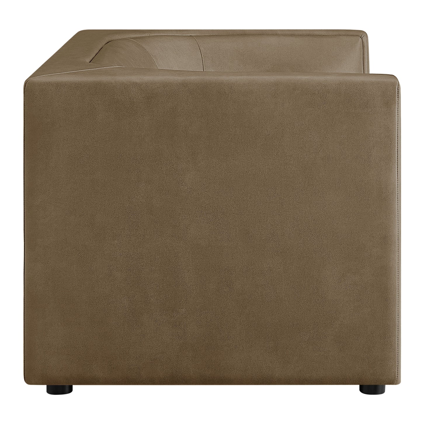Hilda 67" Curved Back Vegan Leather Loveseat by Modway