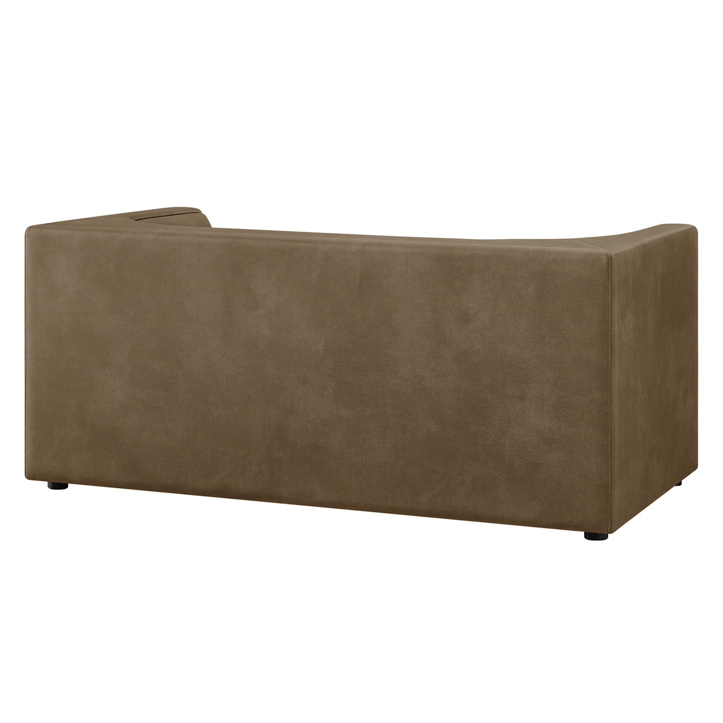 Hilda 67" Curved Back Vegan Leather Loveseat by Modway