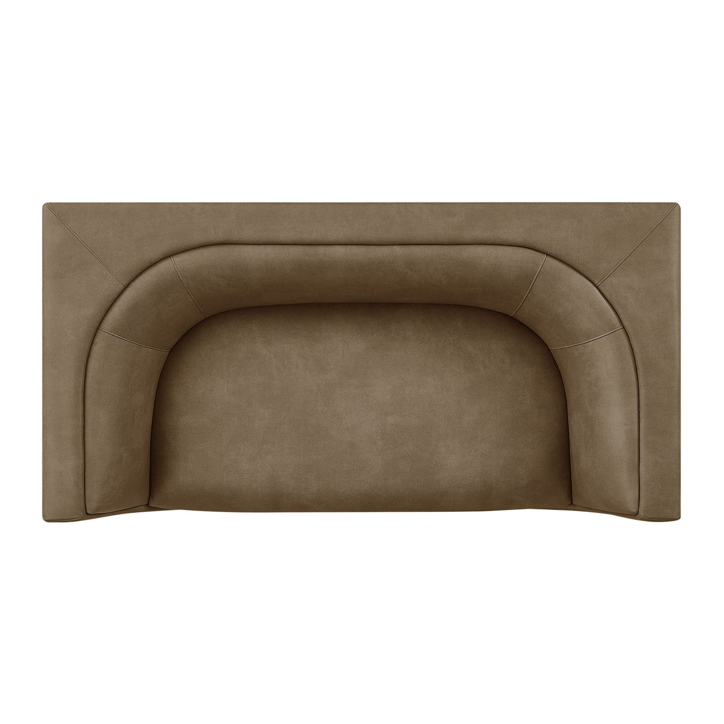 Hilda 67" Curved Back Vegan Leather Loveseat by Modway