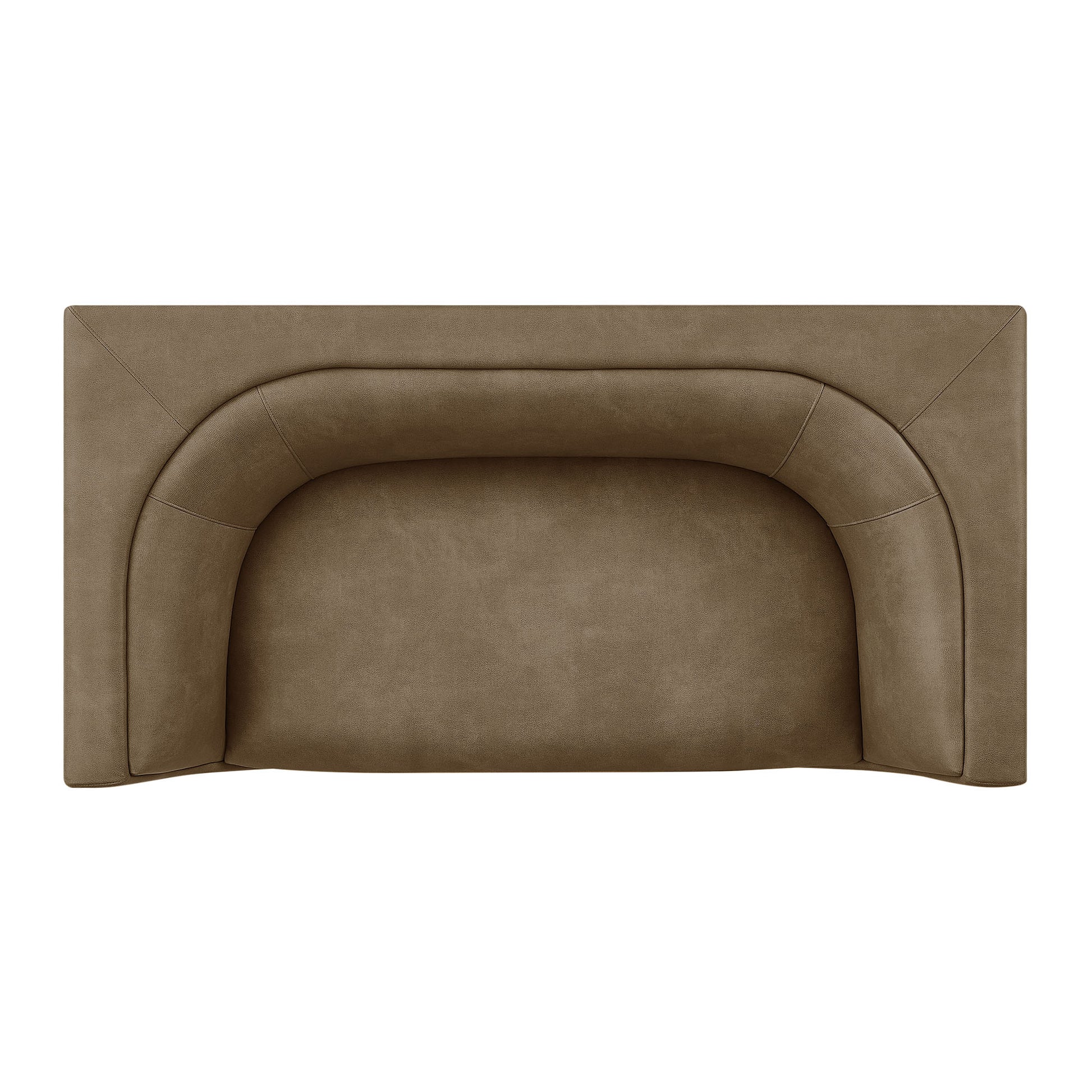 Hilda 67" Curved Back Vegan Leather Loveseat by Modway